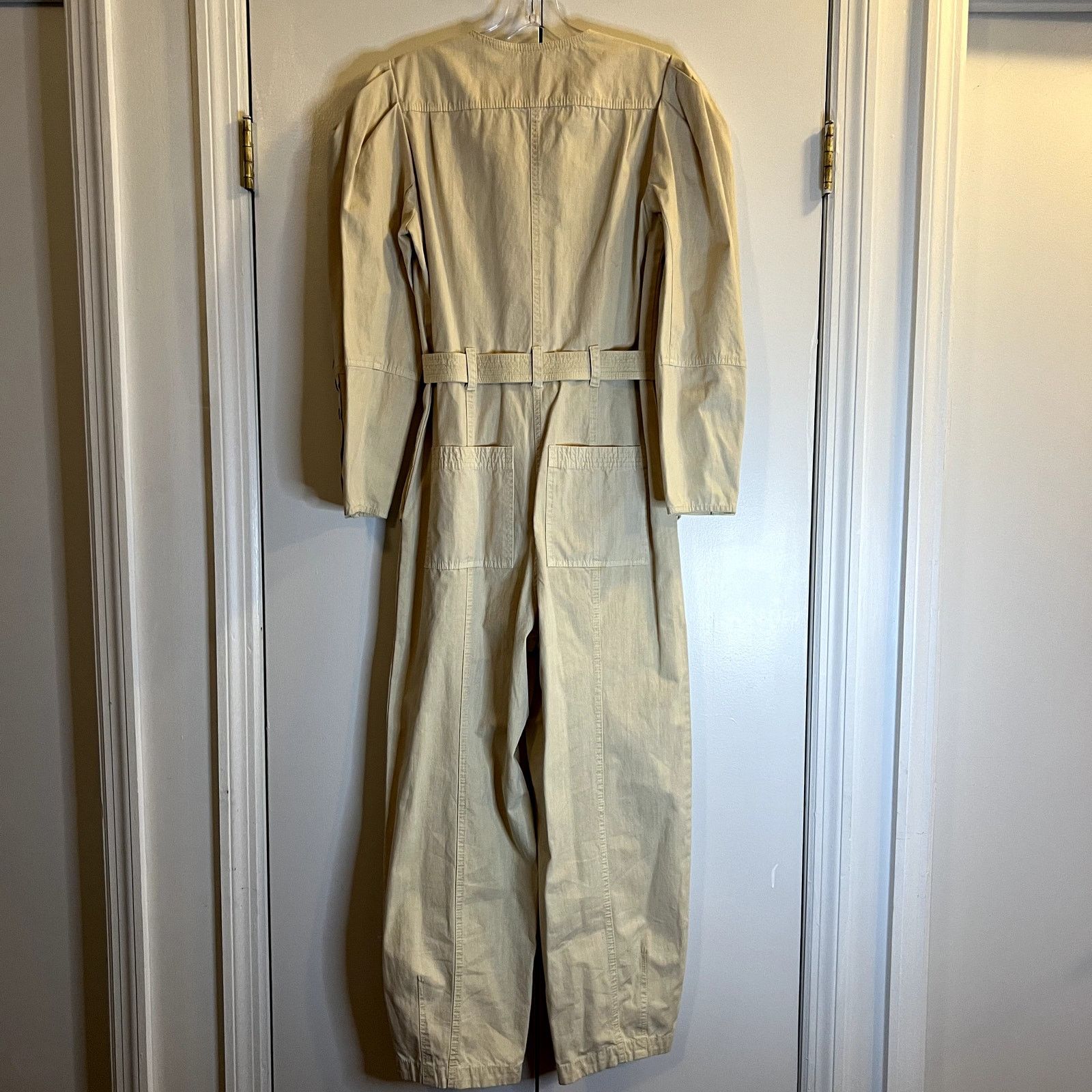 Ulla Johnson Ulla Johnson Levi Jumpsuit Brazilian Sand Size 2 100% cotton Size 26" / US 2 / IT 38 - 8 Thumbnail