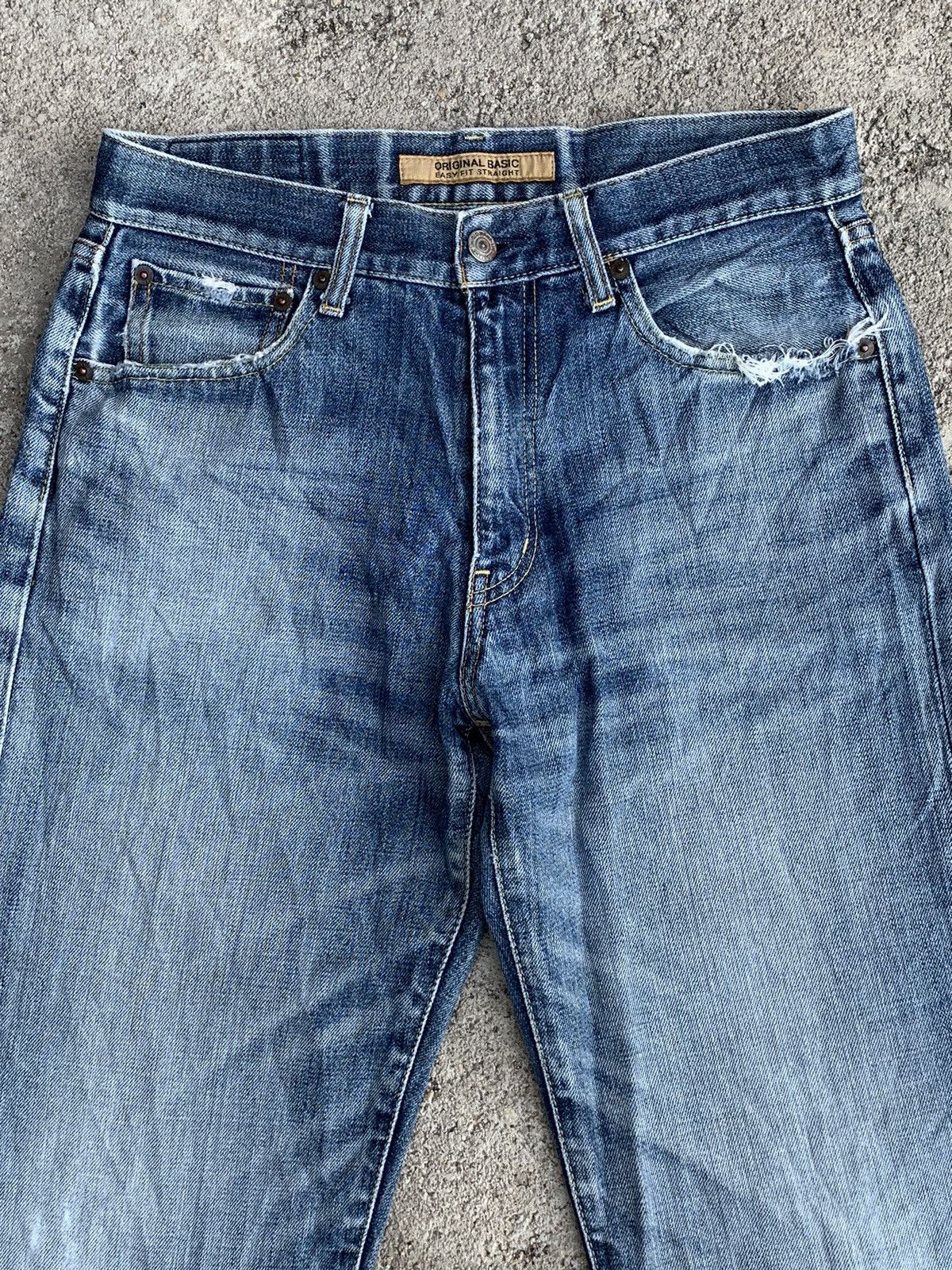 Undercover × Uniqlo Vintage Uniqlo S-003 Blue Wash Straight Cut Denim Jeans W30 Size US 30 / EU 46 - 4 Thumbnail