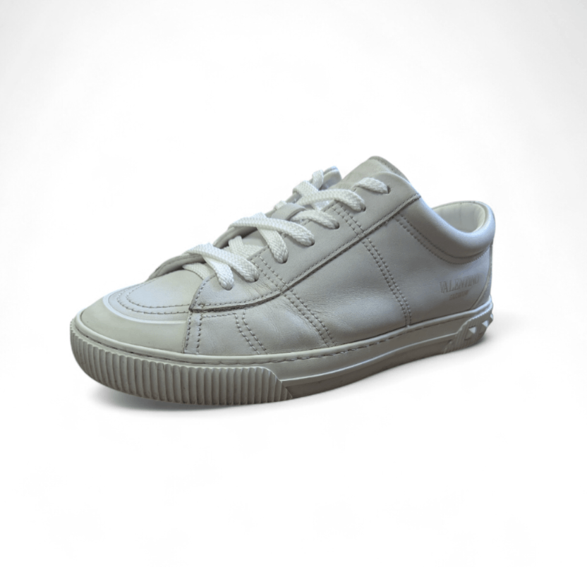 Valentino VALENTINO GARAVANI Low Leather Sneakers Trainers Size US 8 / EU 41 - 3 Thumbnail