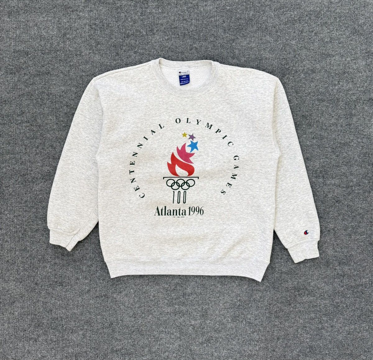 Champion Vintage Champion 1996 Atlanta Olympics Sweatshirt USA L Size US L / EU 52-54 / 3 - 1 Thumbnail
