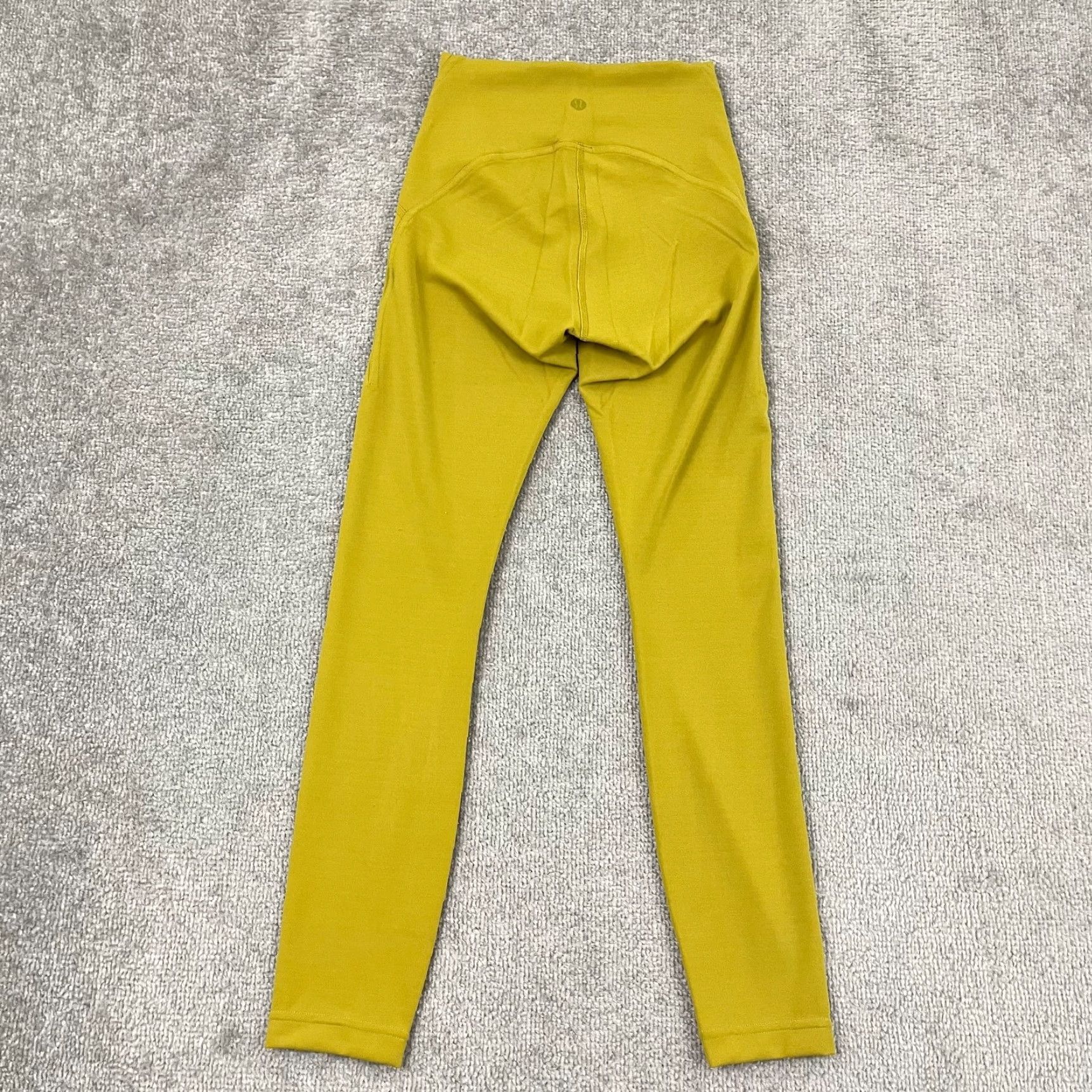 Lululemon Lululemon Instill Tights Women Sz 2 / 25" Yellow Mid Rise Active Yoga Gym 5DWPS Size ONE SIZE - 2 Thumbnail