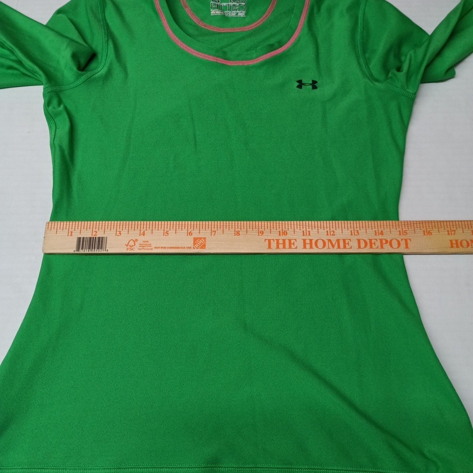Under Armour Under Armour Shirt Women's M Green Fitted All Season Gear Size M / US 6-8 / IT 42-44 - 7 Thumbnail