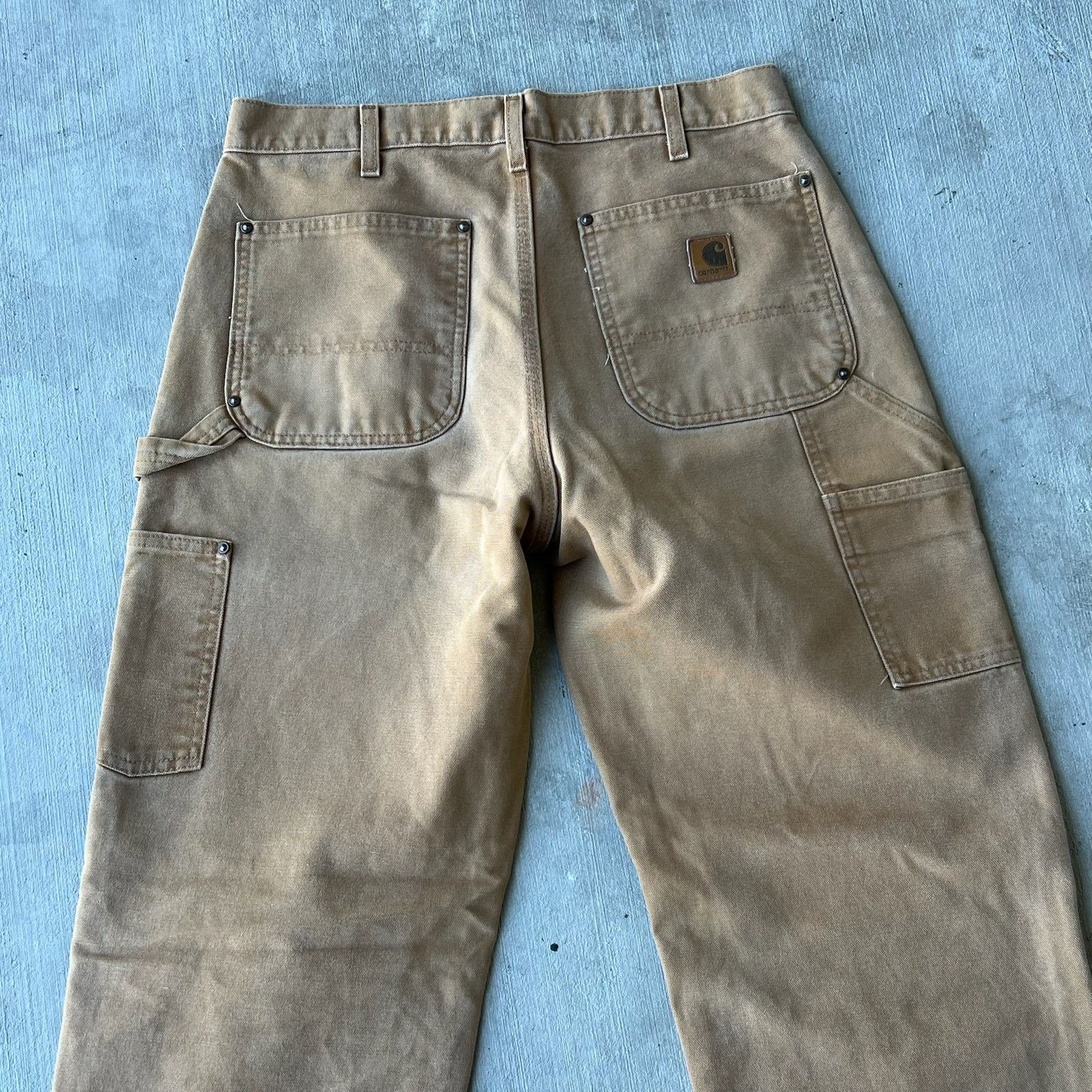 Carhartt × Vintage Carhartt brown double knee work wear carpenter pants Size US 32 / EU 48 - 7 Thumbnail