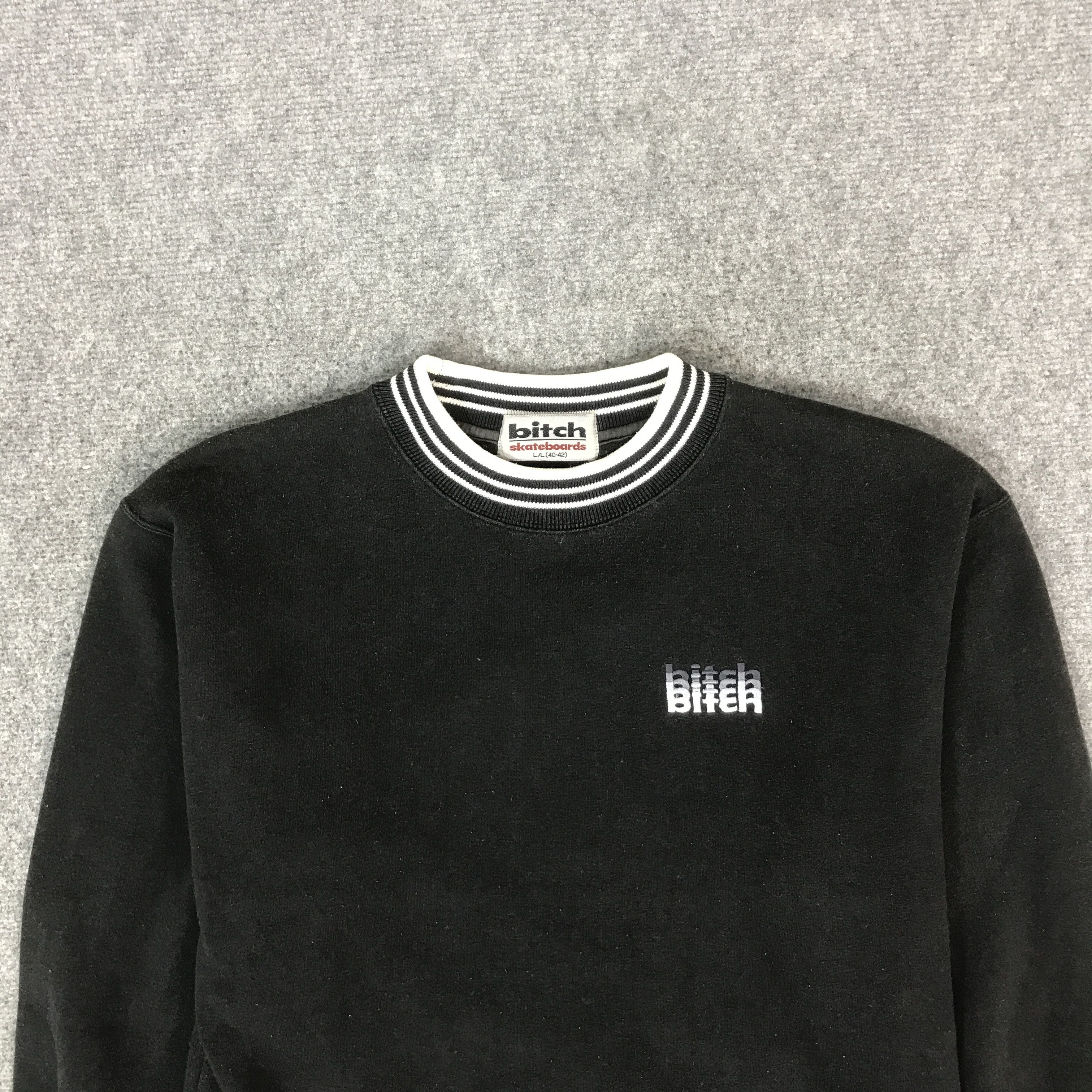 Japanese Brand BITCH SKATEBOARDS SWEATSHIRT K62B13 Size US M / EU 48-50 / 2 - 2 Thumbnail