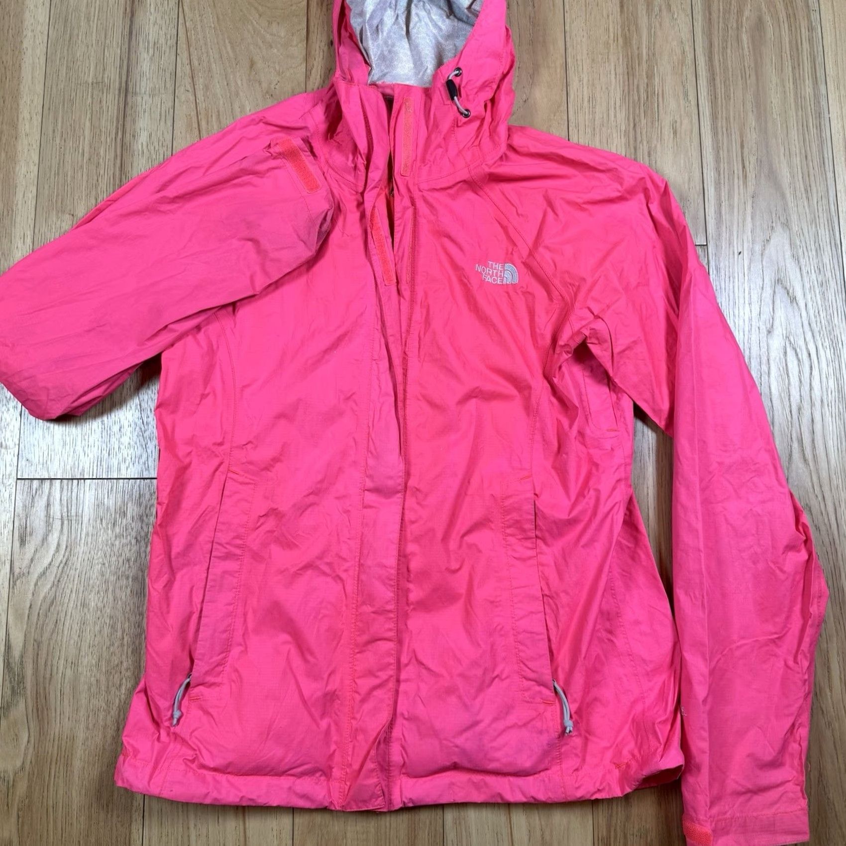 The North Face The North Face Jacket Womens Small Logo Full Zip Hyvent 2.5L Windbreaker Raincoat Pink S Womens Size S / US 4 / IT 40 - 2 Thumbnail