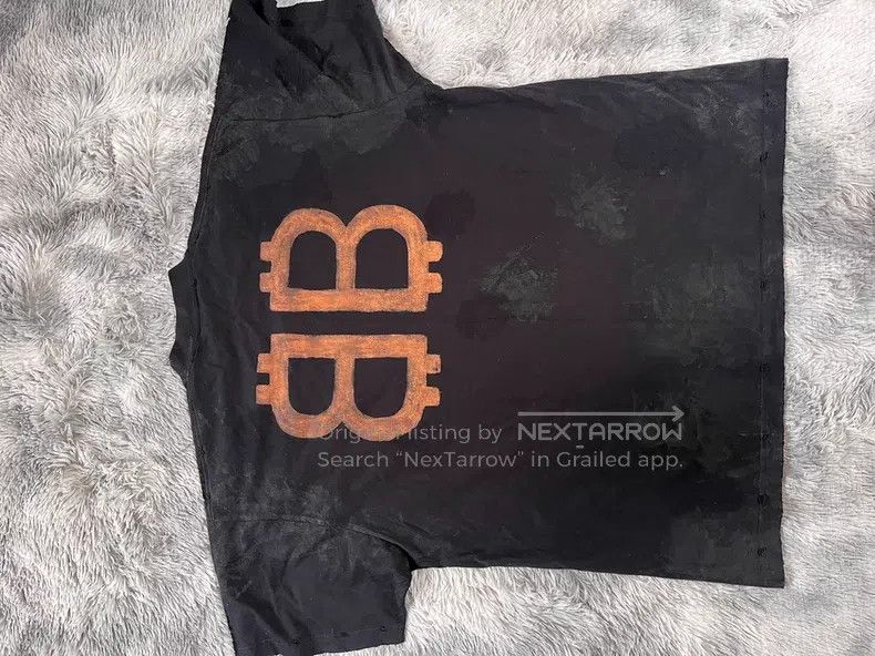 Balenciaga Balenciaga Bitcoin Distressed Denim Short Sleeve Size US M / EU 48-50 / 2 - 6 Thumbnail