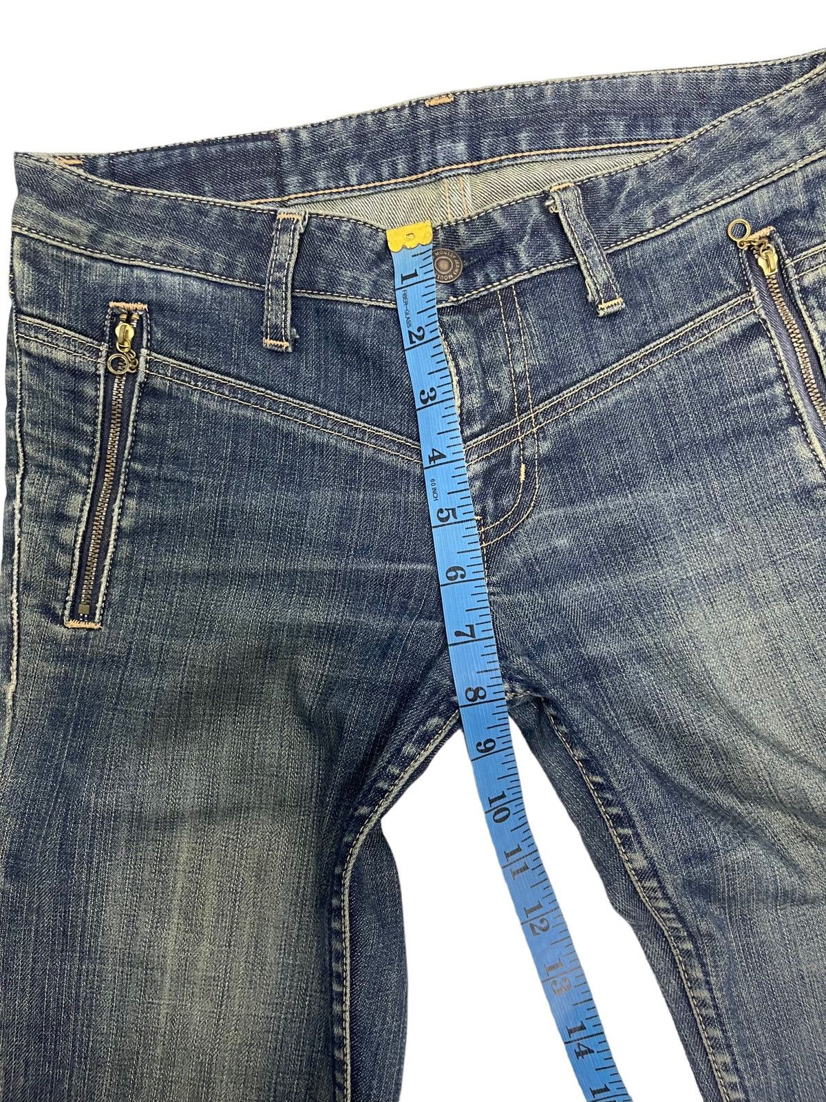 MOUSSY Vintage Moussy Zipper Denim Jeans ! Very Rare Design Size US 30 / EU 46 - 17 Thumbnail