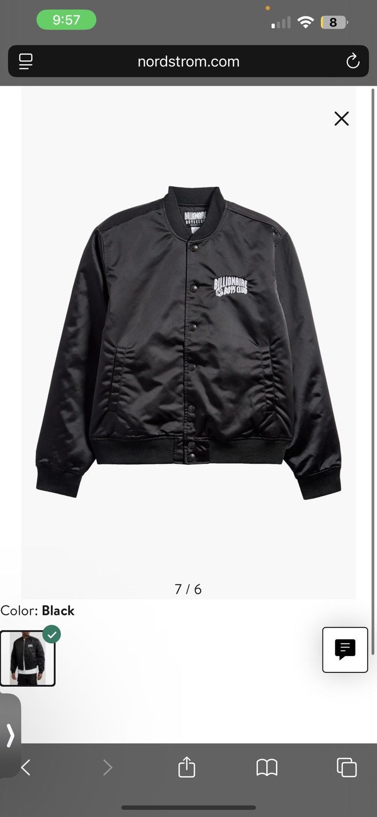 Billionaire Boys Club Bomber Size US M / EU 48-50 / 2 - 1 Thumbnail