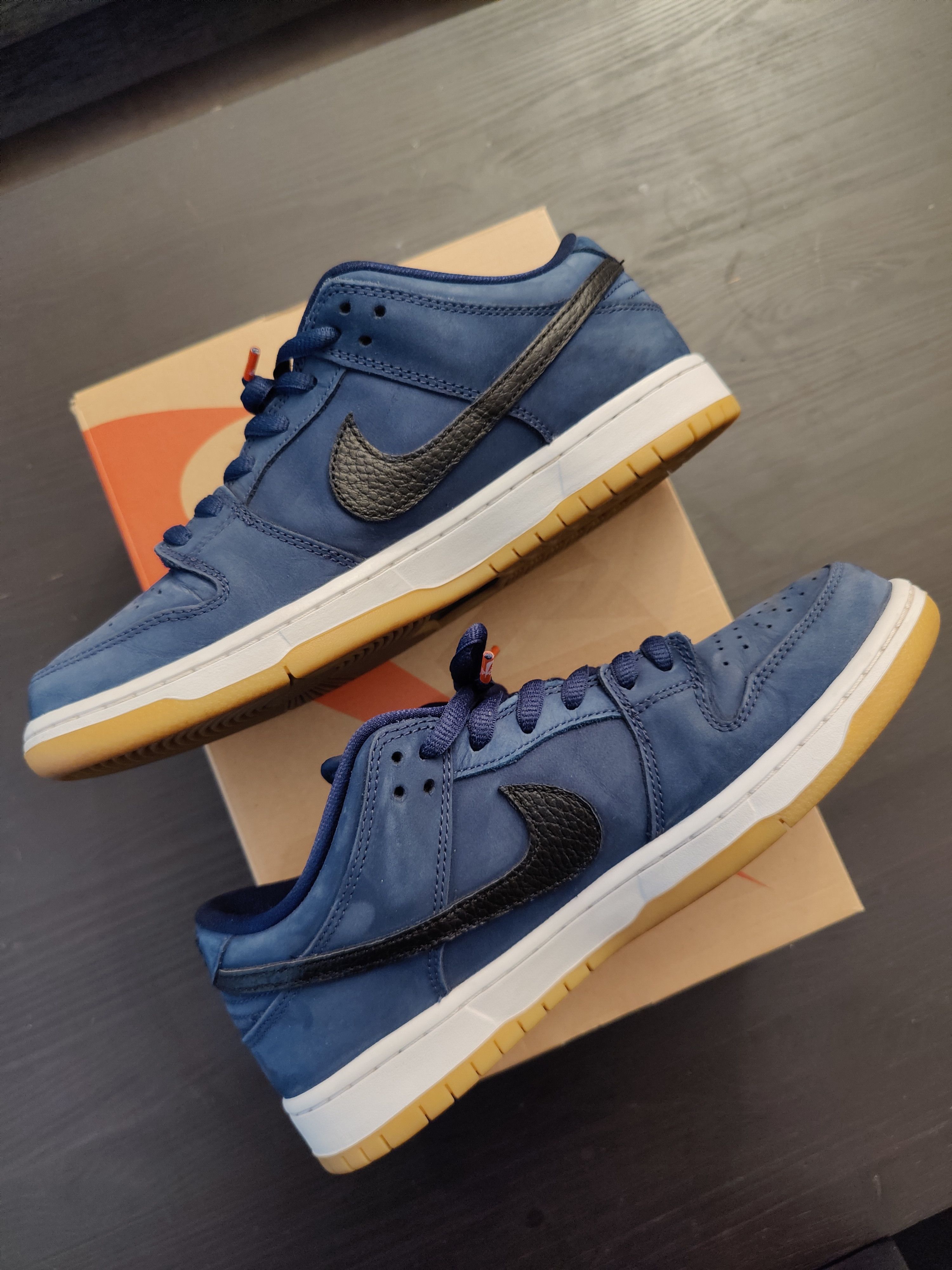 Nike Nike SB Dunk Pro Iso Low Navy/Gum Size US 9.5 / EU 42-43 - 3 Thumbnail