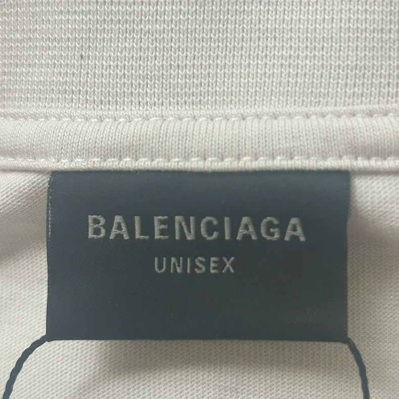 Balenciaga Balenciaga Embroidered double-ring monogram logo short sle Size US M / EU 48-50 / 2 - 3 Thumbnail
