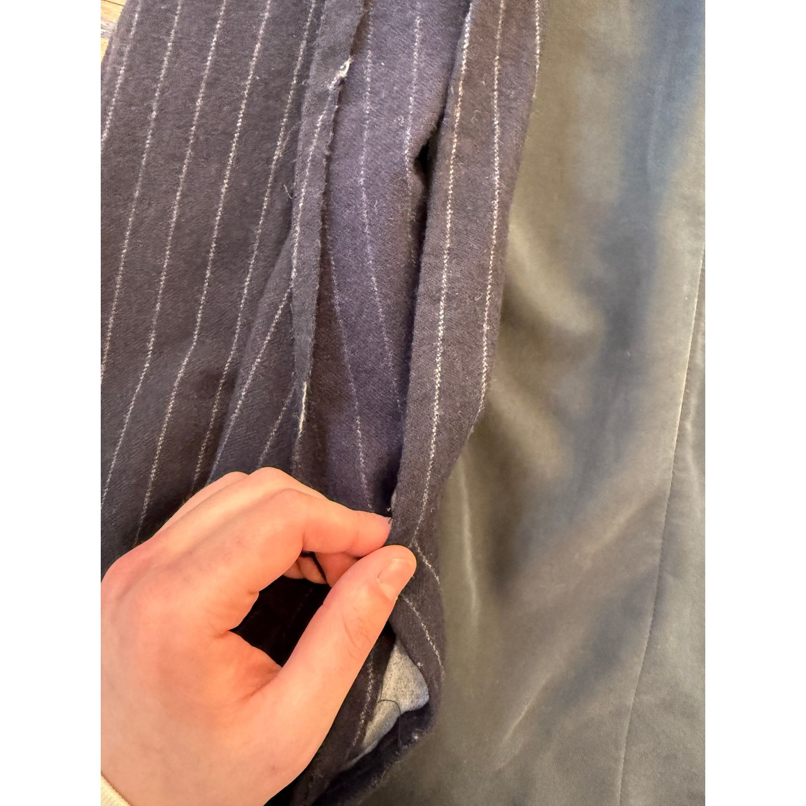 Greg Lauren Greg Lauren Deconstructed SAMPLE Pinstripe Trucker Ollie Size US L / EU 52-54 / 3 - 4 Thumbnail
