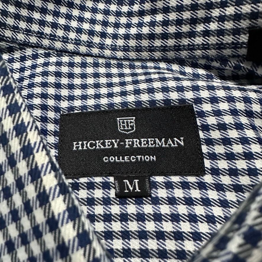 Hickey Freeman Hickey Freeman navy houndstooth plaid button down Size US M / EU 48-50 / 2 - 5 Thumbnail