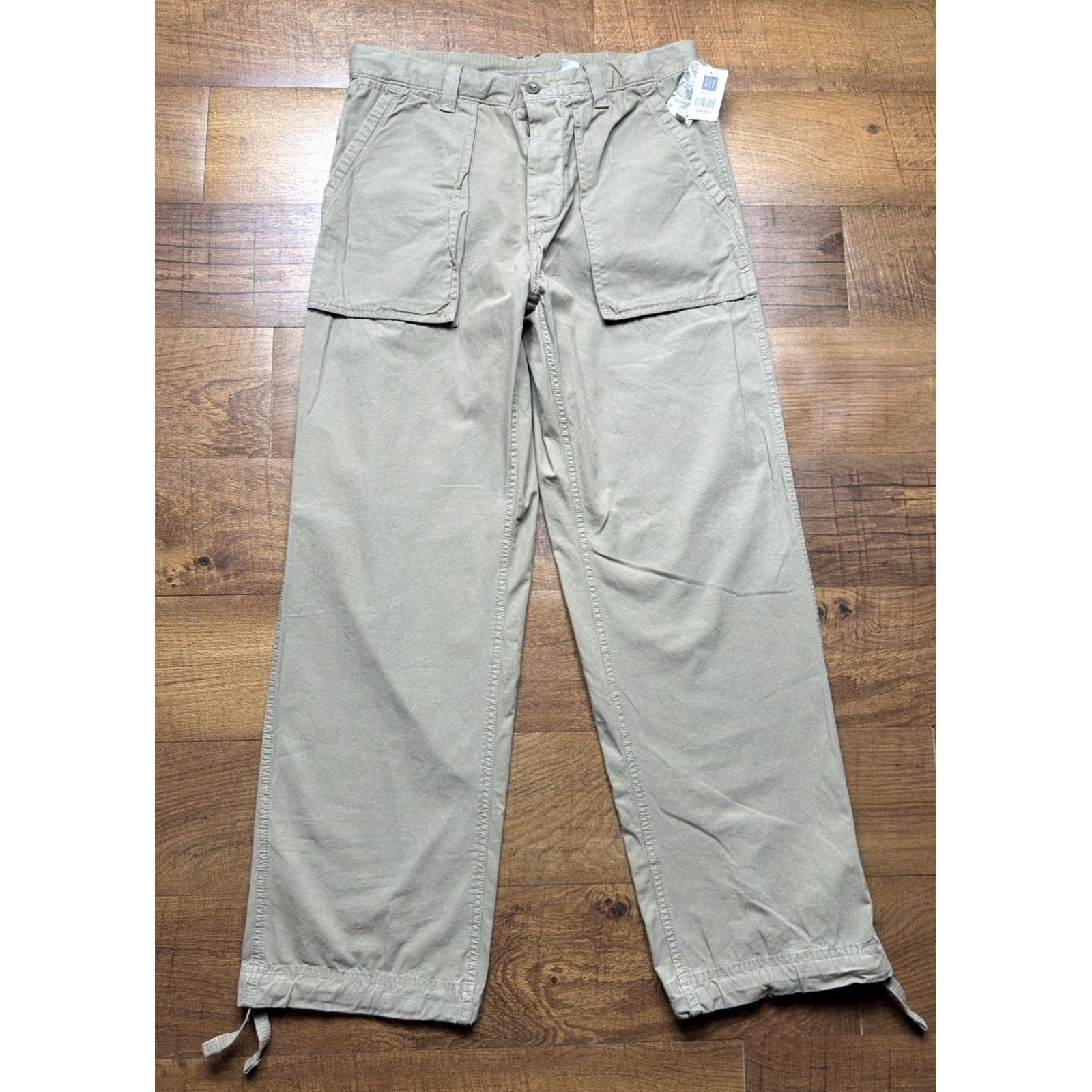 Gap NWT Gap Vintage Y2K Green Military Paratrooper Baggy Pants Mens Size 32 Size US 32 / EU 48 - 2 Thumbnail