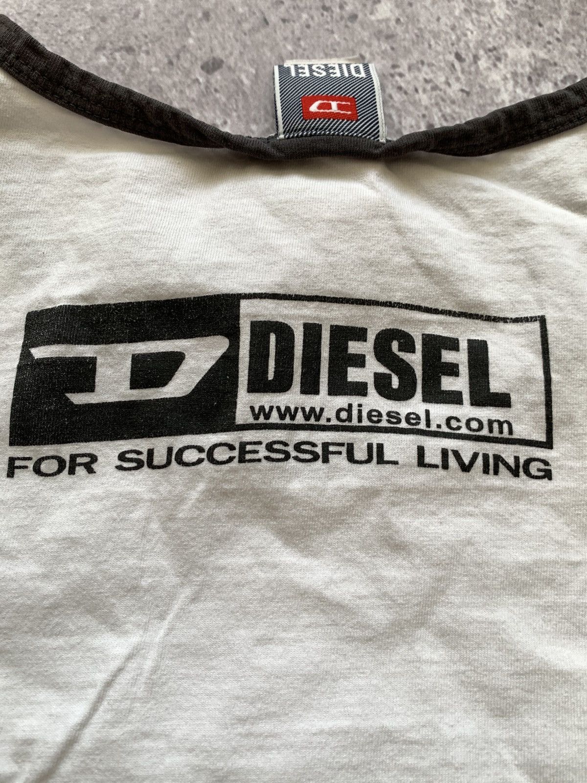 Diesel 🔥VINTAGE DIESEL 90s TANK TOP Size US L / EU 52-54 / 3 - 10 Thumbnail