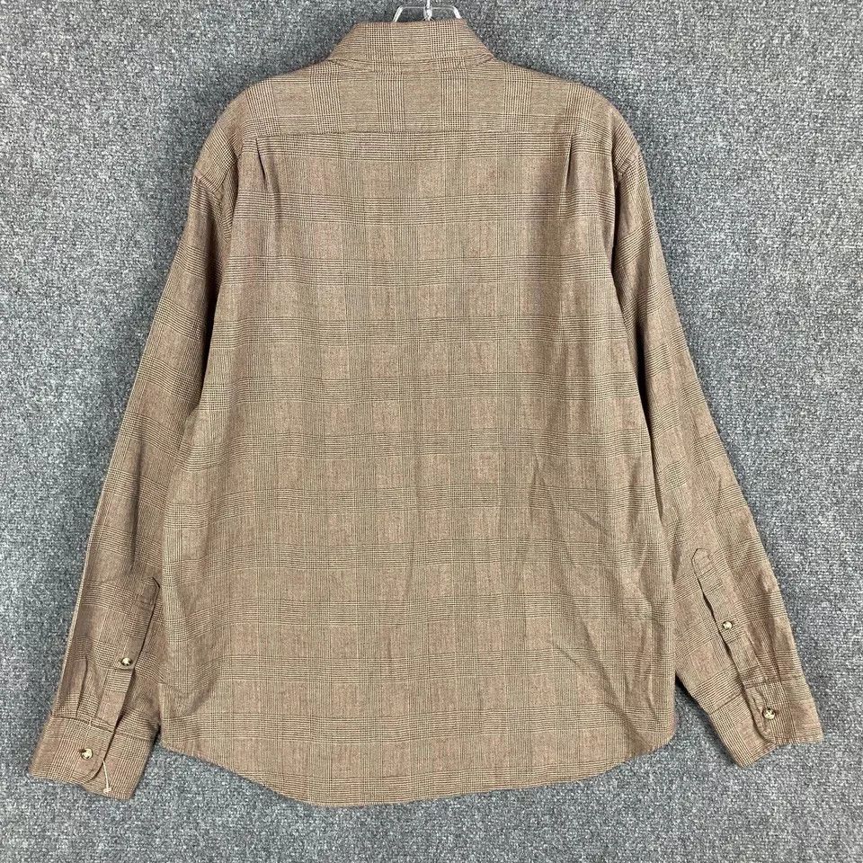 J.Crew J Crew Shirt Men's XL Slim Flannel Glen Check Soft Size US XL / EU 56 / 4 - 9 Thumbnail