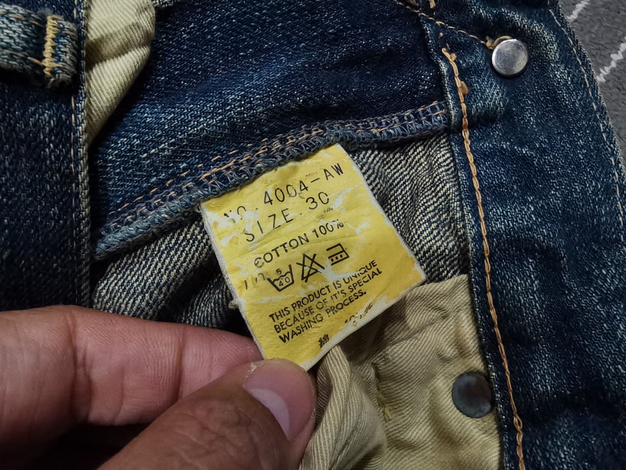 Japanese Brand Vintage SPELLBOUND KK DOMINGO selvedge W30 7048 Size US 30 / EU 46 - 10 Thumbnail