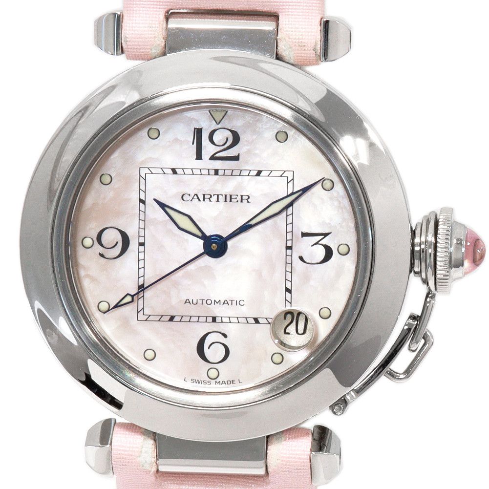Cartier Cartier Cartier Pink Mother of Pearl Pasha C Watch W3106499 Limited Metal Automatic W3106499 Size ONE SIZE - 1 Thumbnail