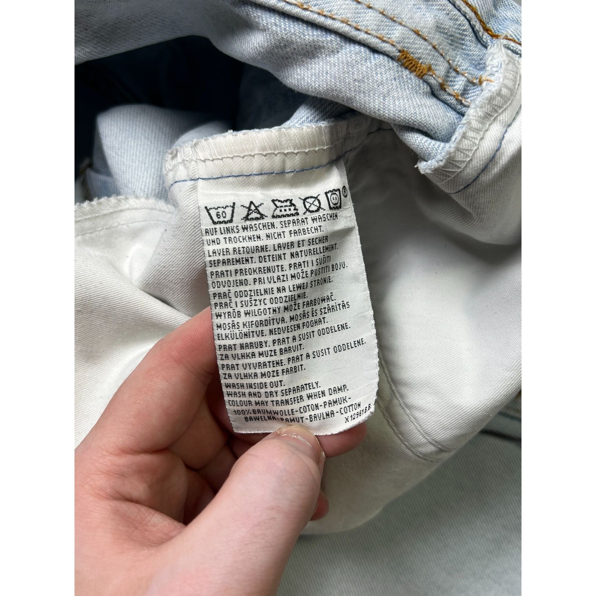Levi's Levi’s 615 Orange Tab Light Wash Denim Jeans Pants (Y1051) Size US 32 / EU 48 - 10 Thumbnail