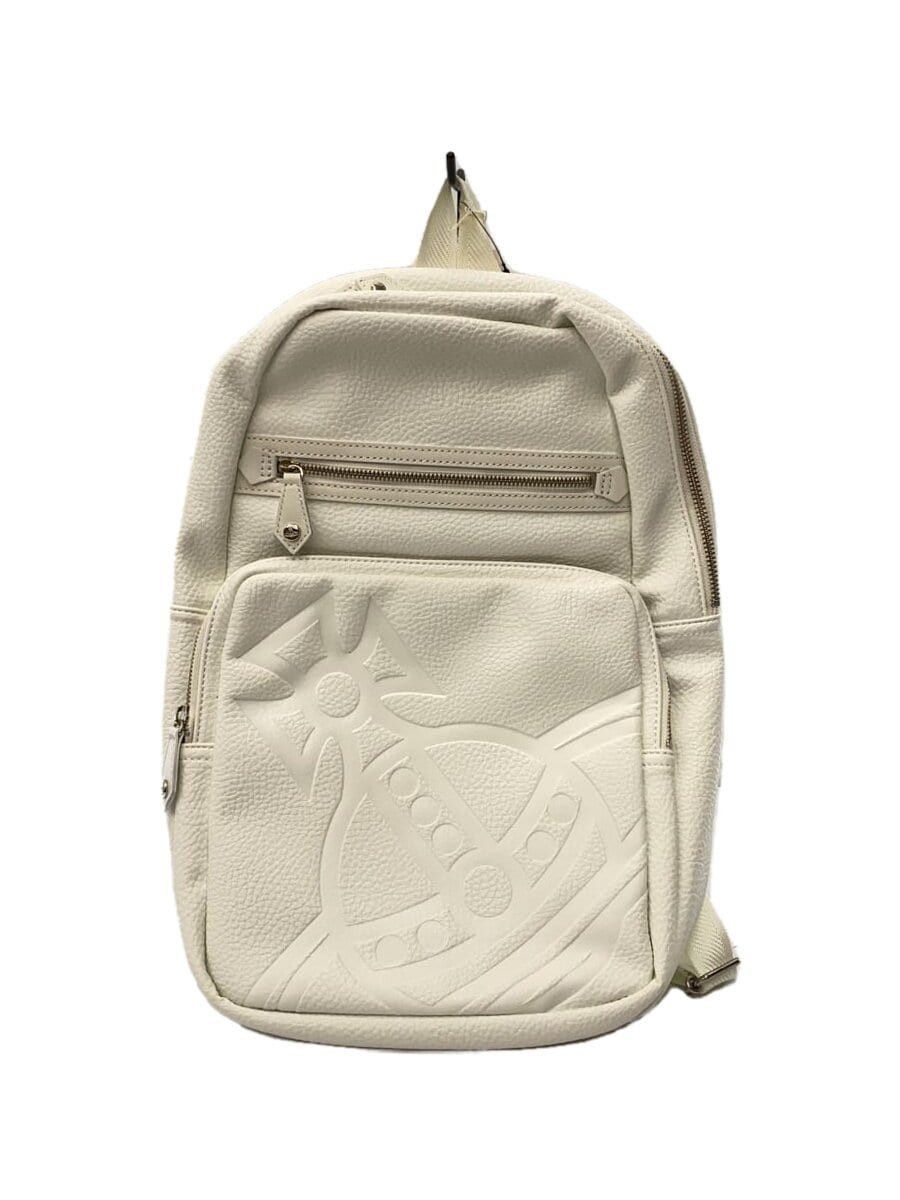 Vivienne Westwood Embossed Orb Leather Backpack Size ONE SIZE - 1 Thumbnail
