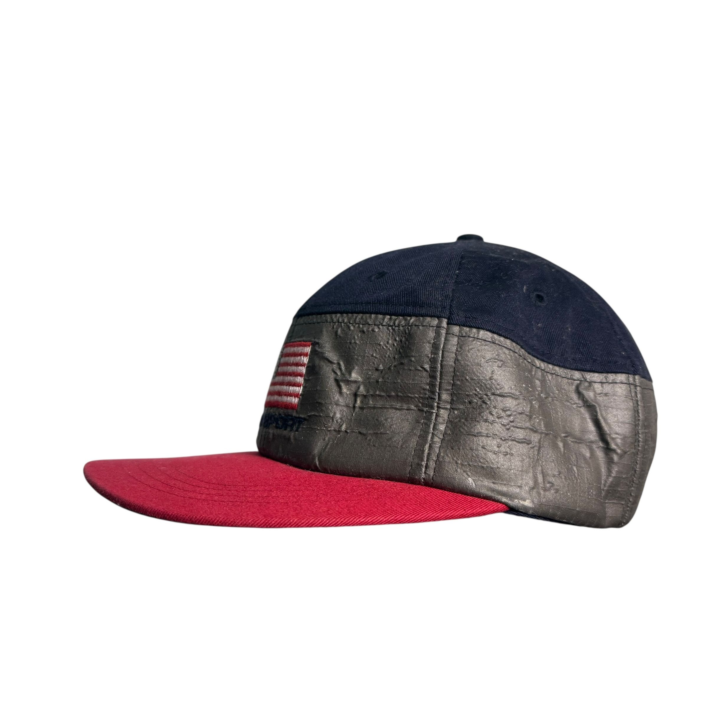 Ralph Lauren Sport 🔥RARE🔥Vintage Polo Sport Ralph Lauren USA Flag Cap Size ONE SIZE - 5 Thumbnail