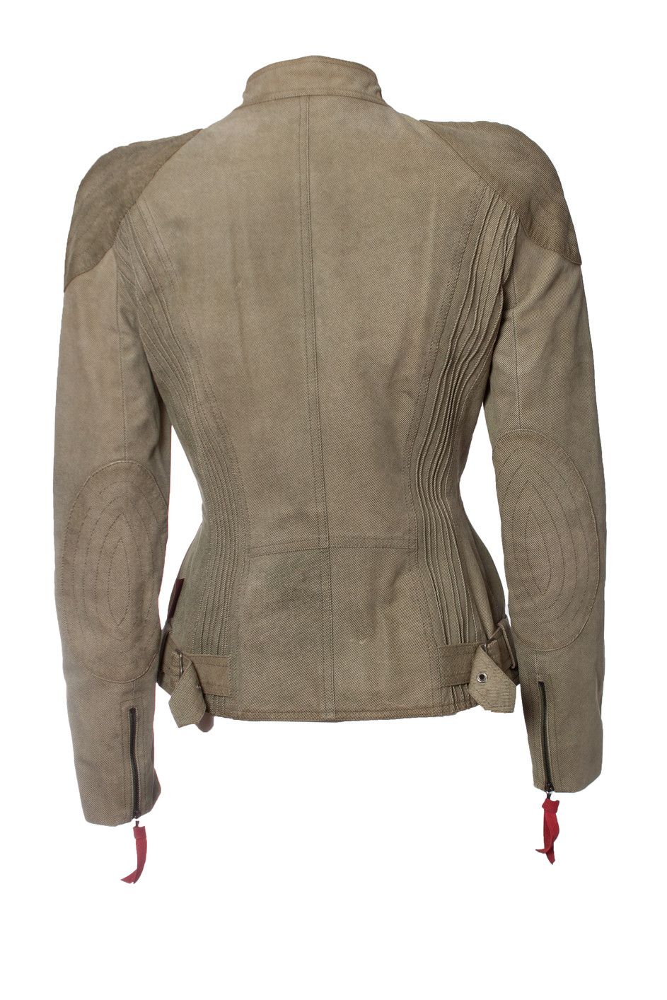 Dior Christian Dior, Green suede biker jacket and skirt Size S / US 4 / IT 40 - 6 Thumbnail