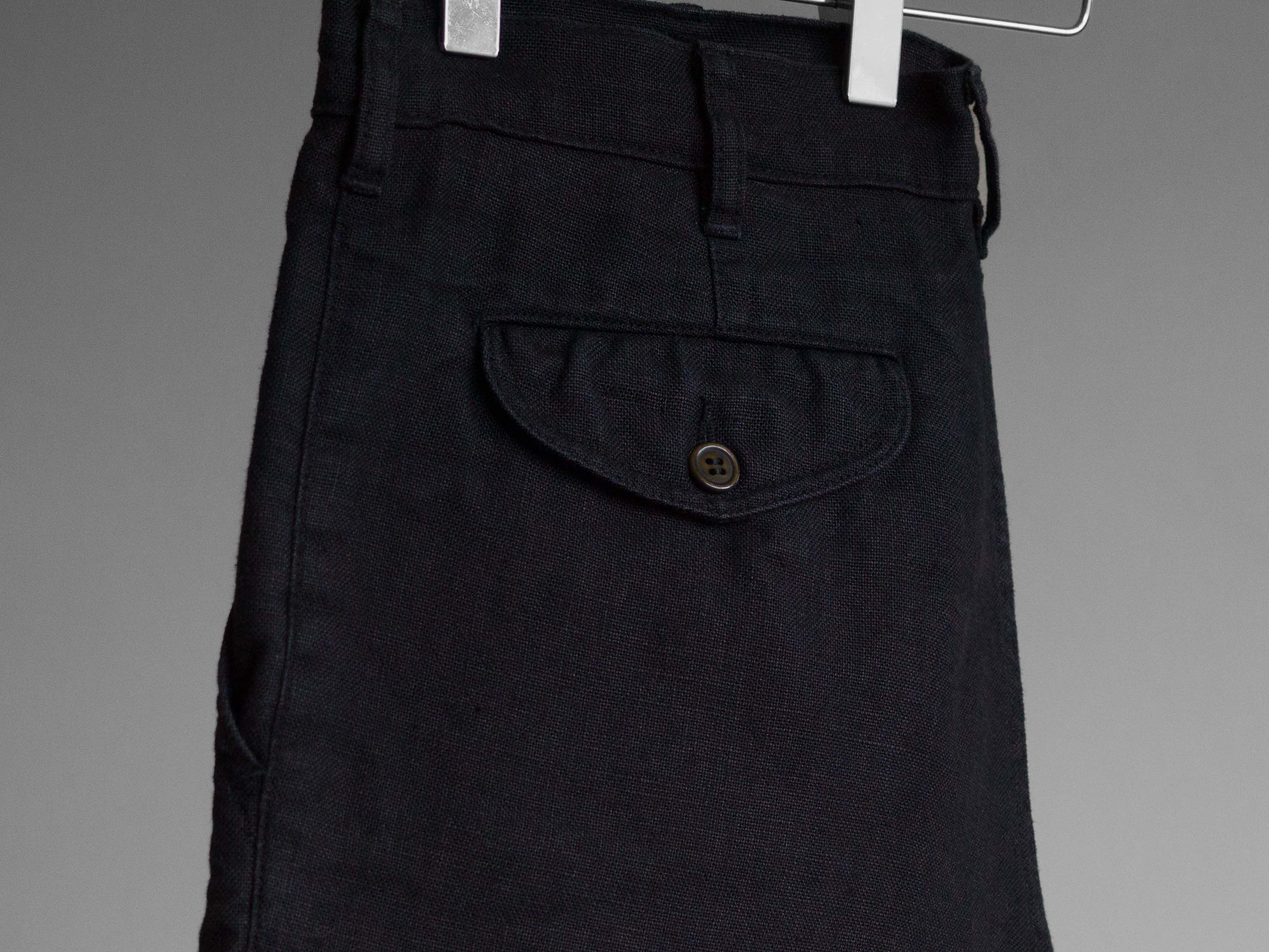 Comme des Garcons Homme Plus SS2013 COMME des GARÇONS HOMME PLUS LINEN SHORTS Size US 32 / EU 48 - 2 Thumbnail