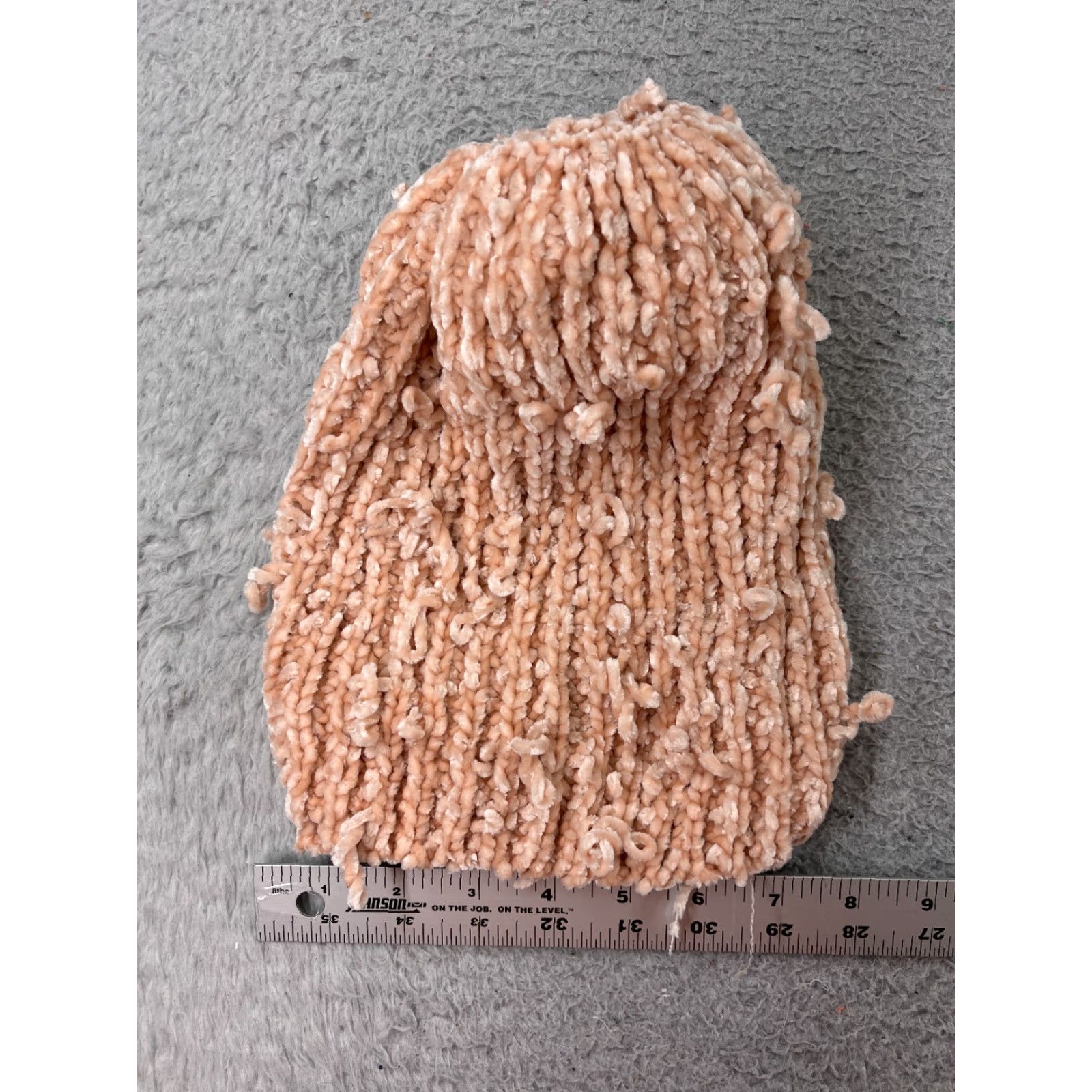 Vintage Beanie Toque Womens One Size Pink Knit Acrylic Blend Winter Snow Ski Pom Hat Size ONE SIZE - 4 Thumbnail