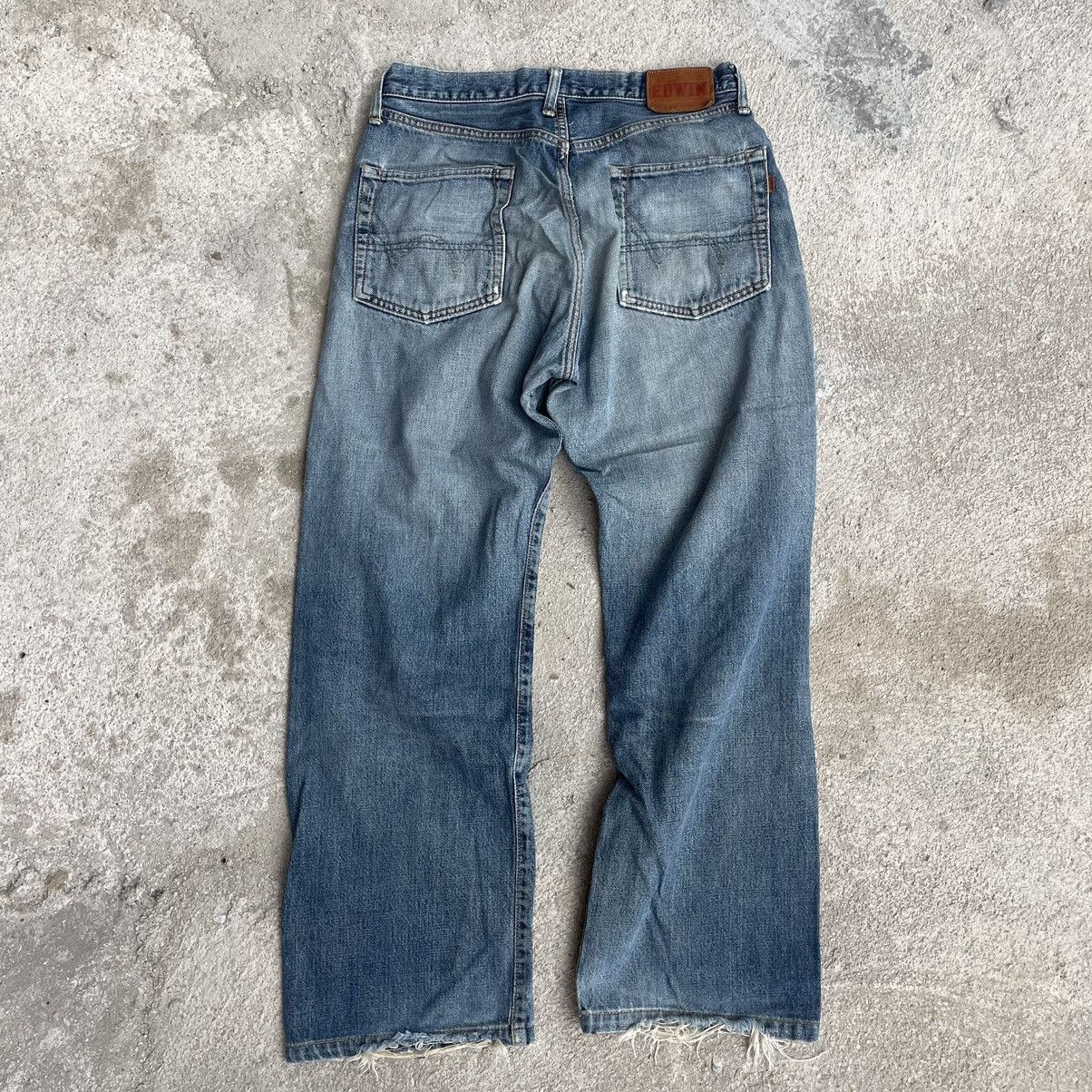 Edwin “DISTRESSED SELVEDGE EDWIN 505” DENIM Size US 31 - 7 Thumbnail