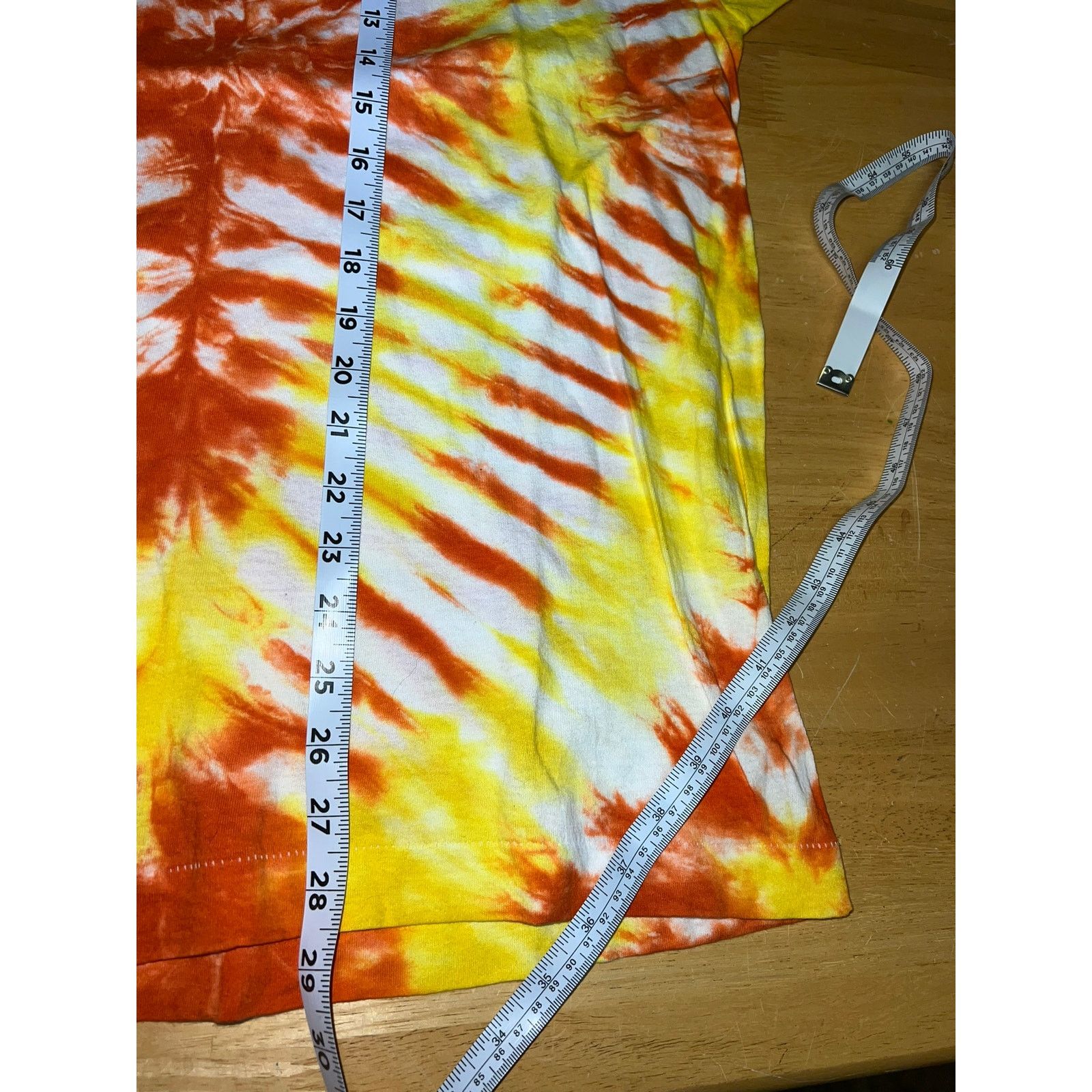 Fruit Of The Loom Vintage Fruit Of The Loom Tie Dye Shirt Orange Tee 80s M Size US M / EU 48-50 / 2 - 8 Thumbnail