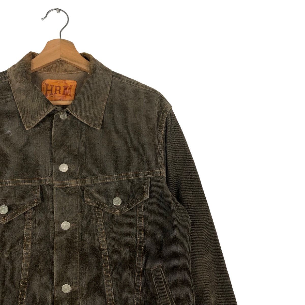 Blue Blue Japan 🔥Vintage Corduroy Trucker Jacket HRM Japan Biker Wear Size US M / EU 48-50 / 2 - 6 Thumbnail