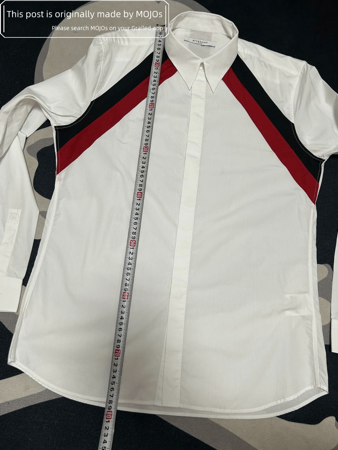 Givenchy Sz 42 Givenchy Color Stripe Shirt Size US L / EU 52-54 / 3 - 4 Thumbnail