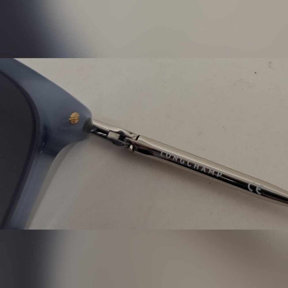 Longchamp Longchamp Women's Sunglasses Marble Blue Gradient Square LO Size ONE SIZE - 4 Thumbnail