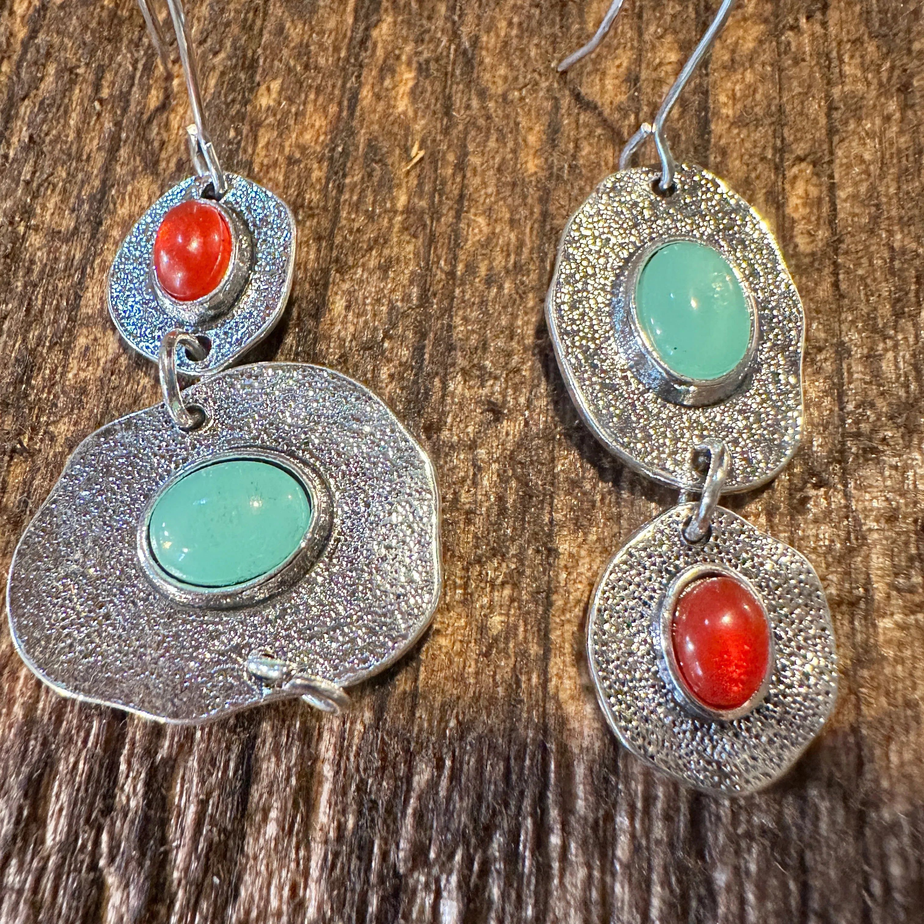 Other Boho Hippie Western Turquoise & Coral Stone Delicate Silver Size ONE SIZE - 5 Thumbnail