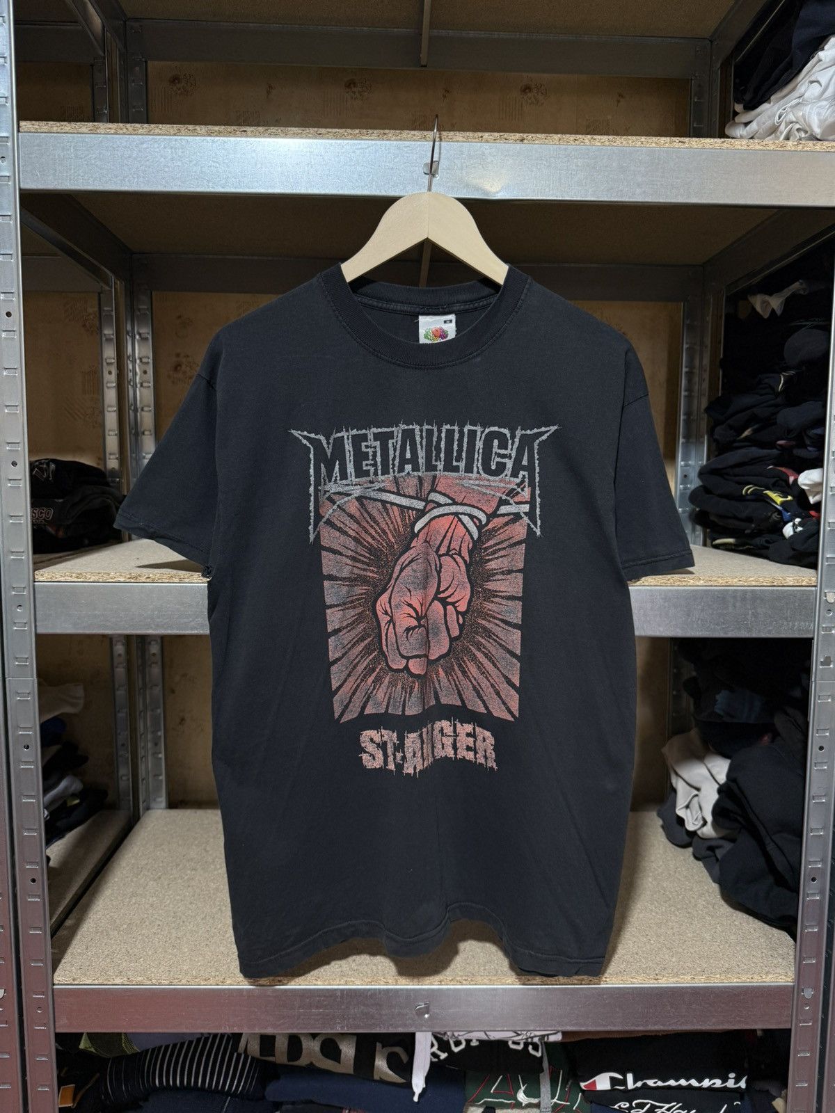 Band Tees × Vintage Vintage Metallica St. Anger Tour 2003 Band Rock T-Shirt Y2K Size US M / EU 48-50 / 2 - 1 Thumbnail