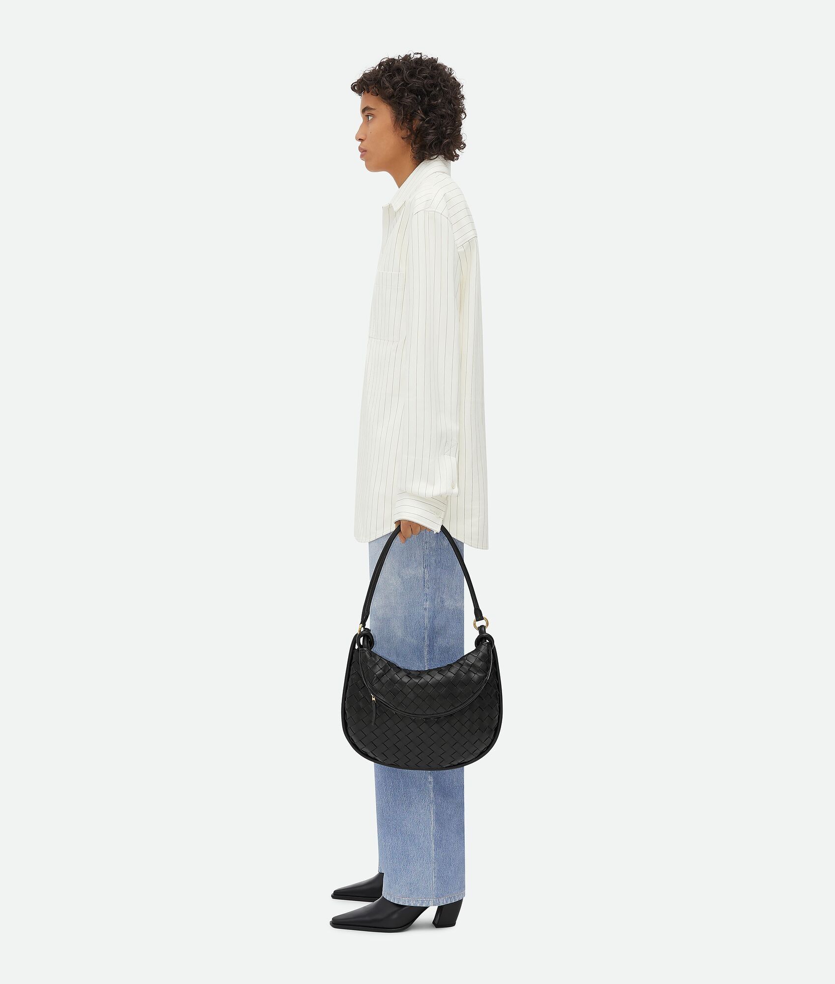 Bottega Veneta o1lf3ng10525 Size: OS / Medium Gemelli Bag in Black Size ONE SIZE - 2 Thumbnail