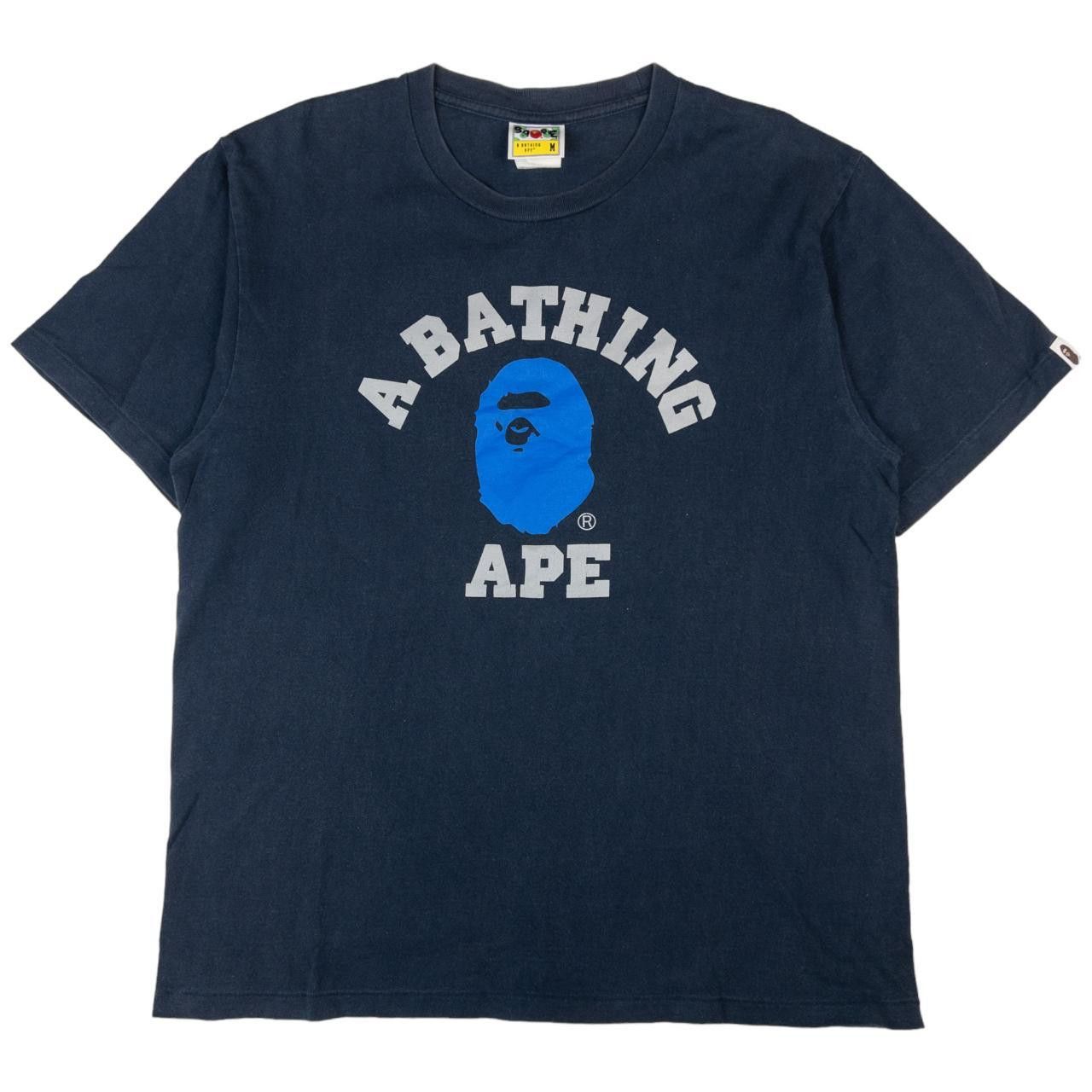 Bape Vintage Bape College Logo T Shirt Size M Size US M / EU 48-50 / 2 - 1 Thumbnail
