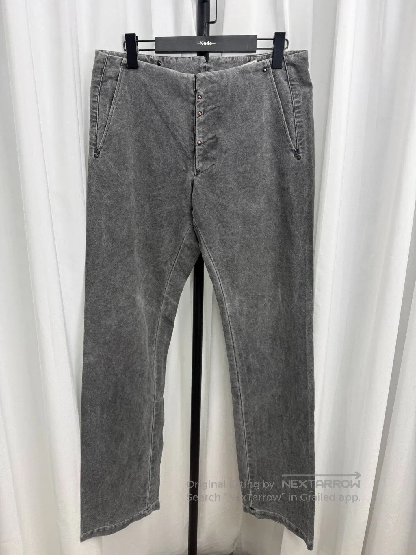 Maison Margiela Maison Margiela 07AW Rivet Moleskin Trousers. Size US 31 - 2 Thumbnail