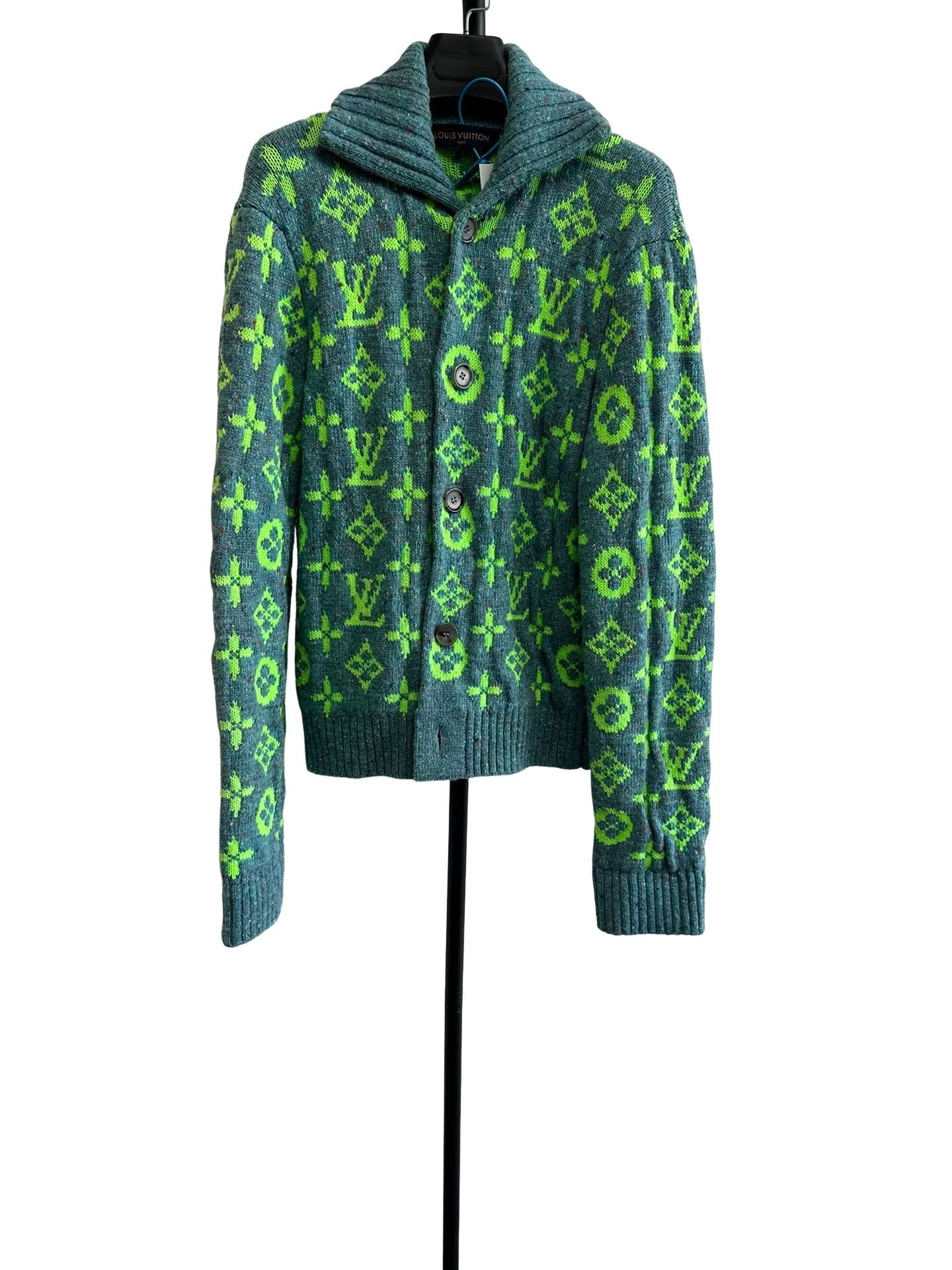 Louis Vuitton Louis Vuitton Monogram Knit Cardigan Size S Size US S / EU 44-46 / 1 - 1 Thumbnail