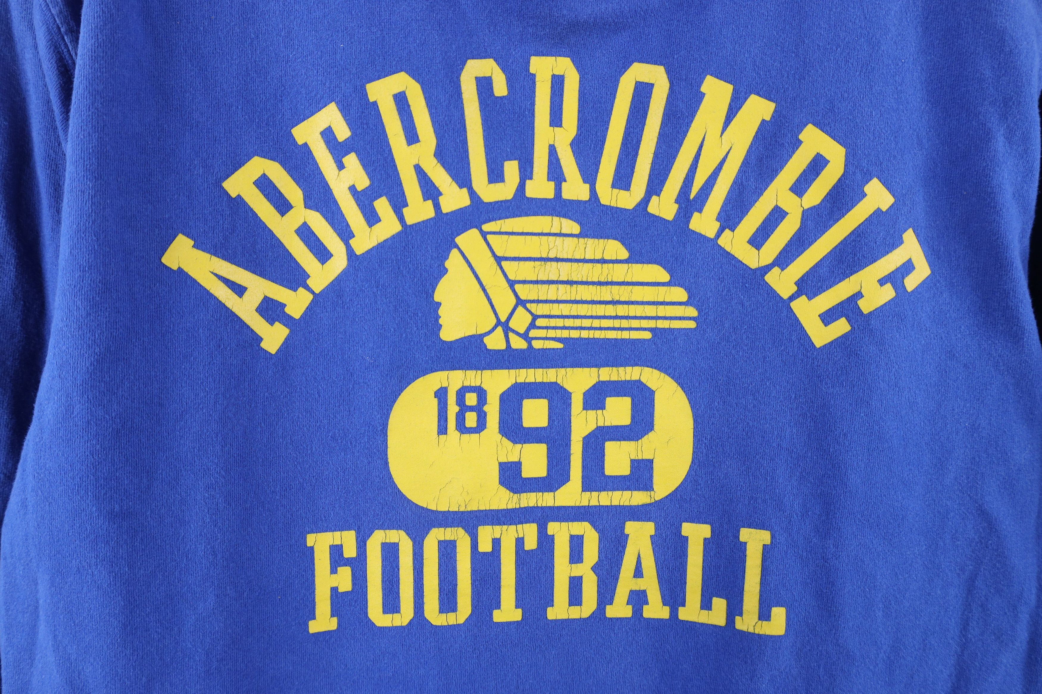 Abercrombie & Fitch × Vintage Vintage Abercrombie & Fitch Football Long Sleeve T-Shirt Size US L / EU 52-54 / 3 - 4 Thumbnail