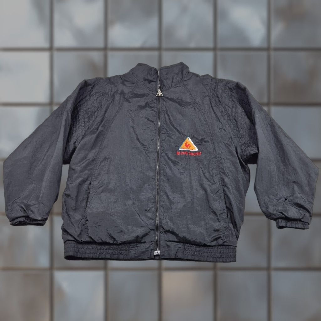 Le Coq Sportif VTG Le Coq Sportif Jacket Mens Medium Nylon Windbreaker Full Zip Lined Pockets Size US M / EU 48-50 / 2 - 1 Thumbnail