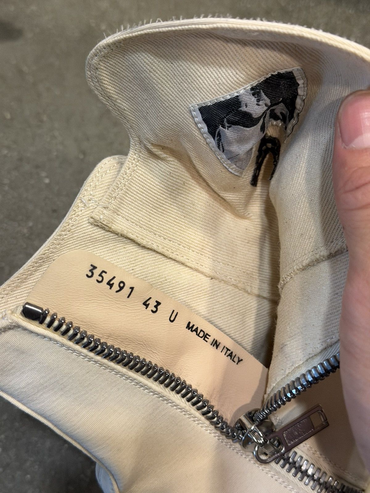 Rick Owens FW19 Cargo Nylon Ramone Hightop Sneakers 43 Size US 10 / EU 43 - 8 Thumbnail