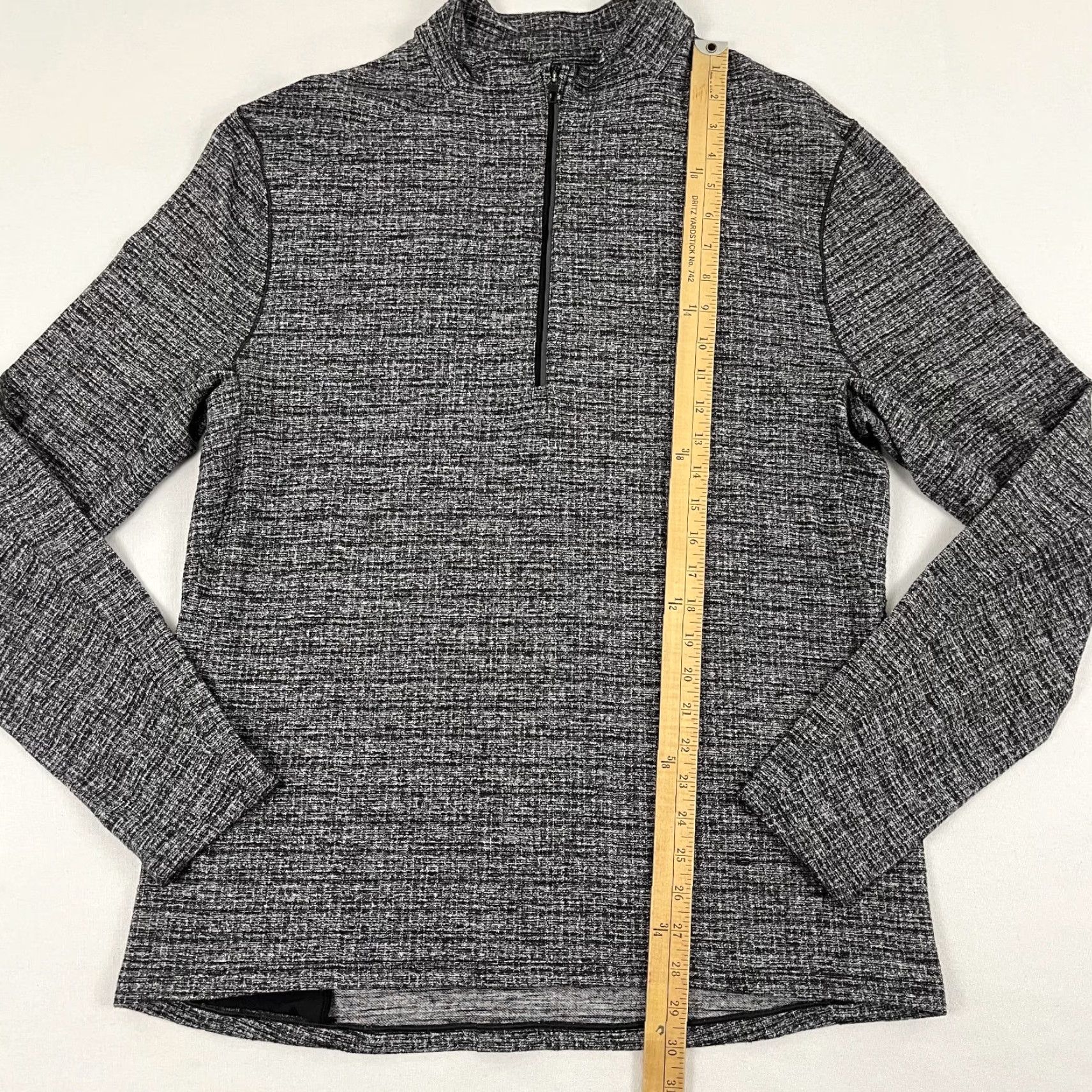 Lululemon Lululemon Surge Warm Pullover Jacket Mens XL Black 1/2 Zip Preppy Golf M3BJ8S Size US XL / EU 56 / 4 - 5 Thumbnail