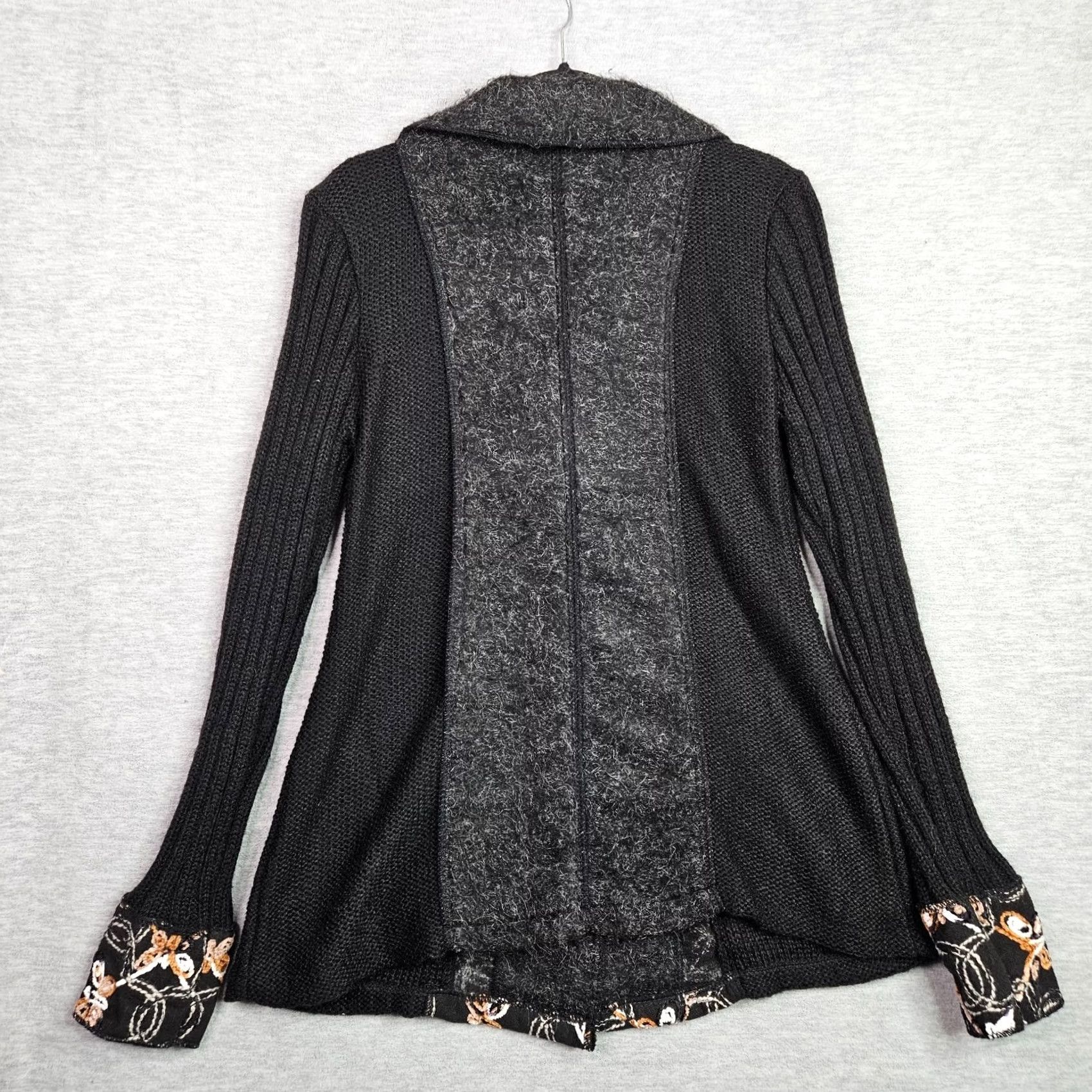 Vintage SIONI Women's Cardigan Sweater Shirt? (Not Available) Size M / US 6-8 / IT 42-44 - 2 Thumbnail