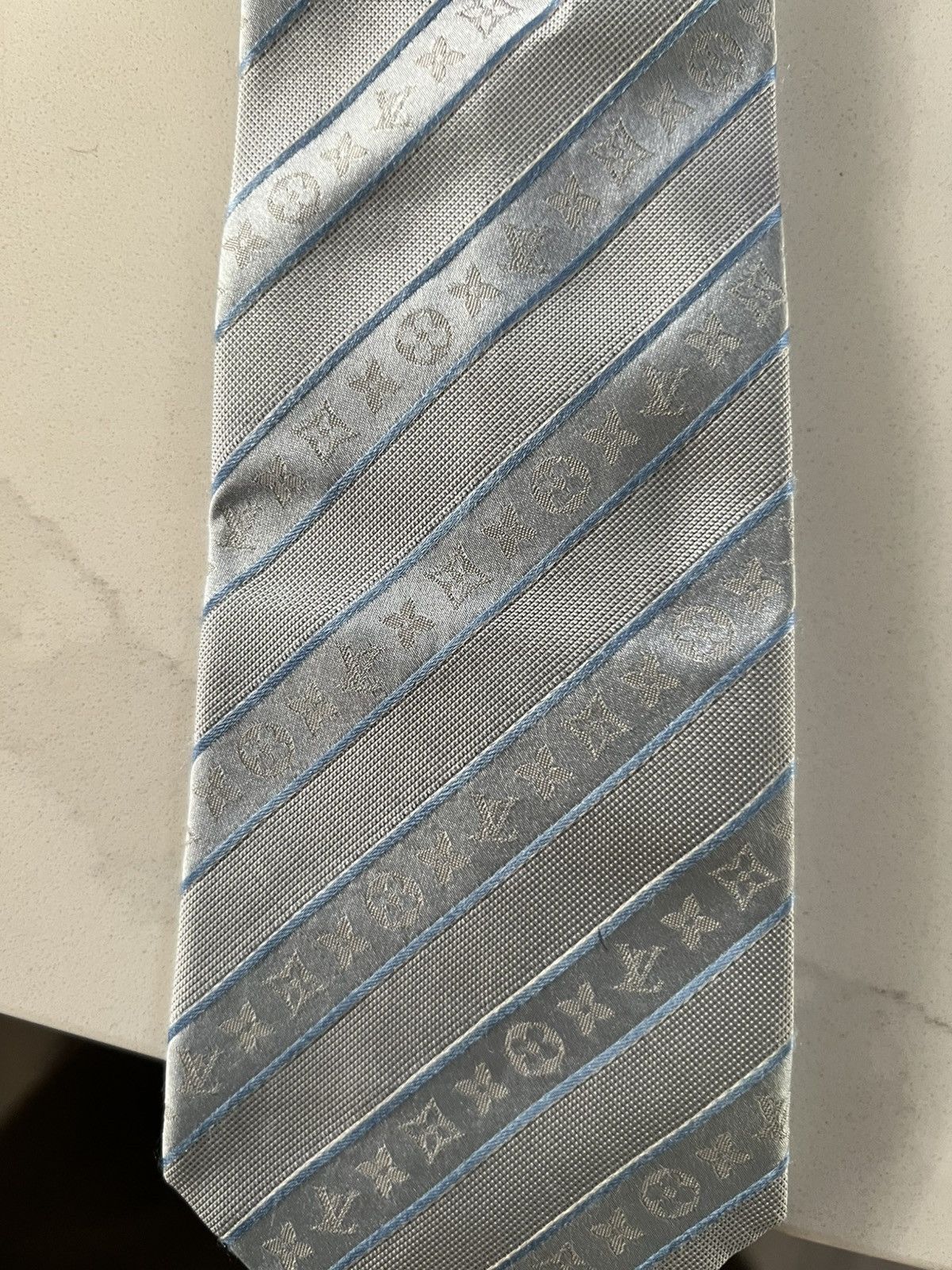 Louis Vuitton Monogram Stripes tie Size ONE SIZE - 3 Thumbnail