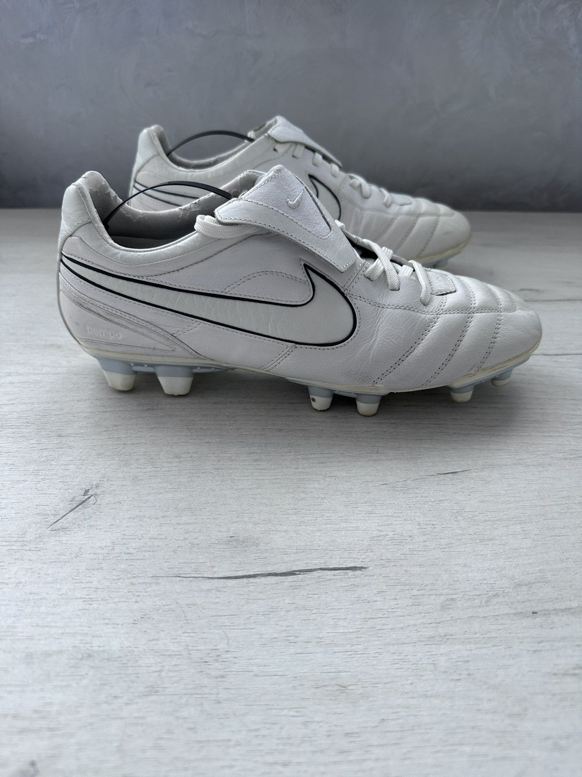 Nike × Vintage Nike Tiempo Legend Zoom Air Leather Football Cleats Boots Size US 9 / EU 42 - 2 Thumbnail