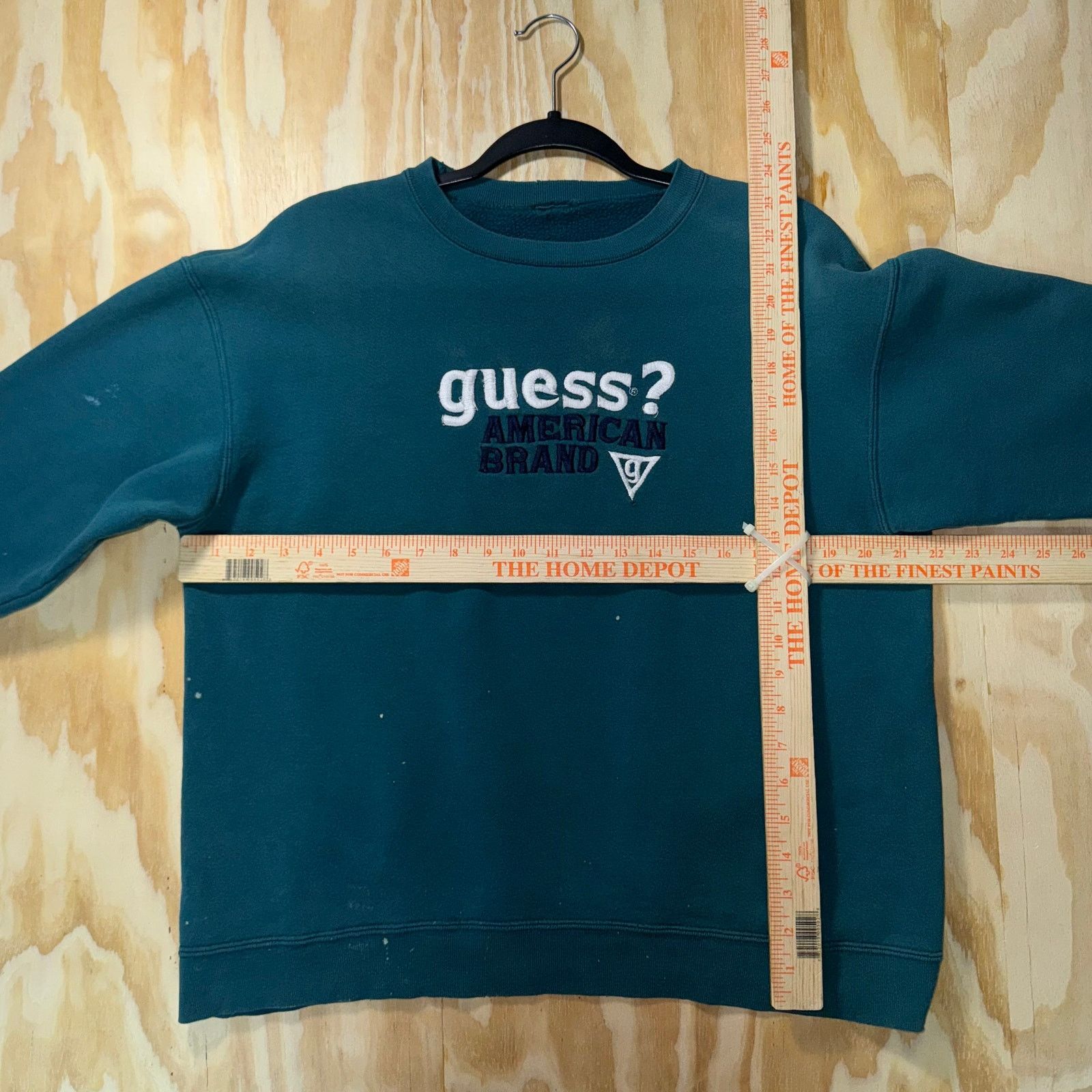 Guess Vintage Y2K guess? embroider 1990s paint splatter sweatshirt Size US S / EU 44-46 / 1 - 4 Thumbnail