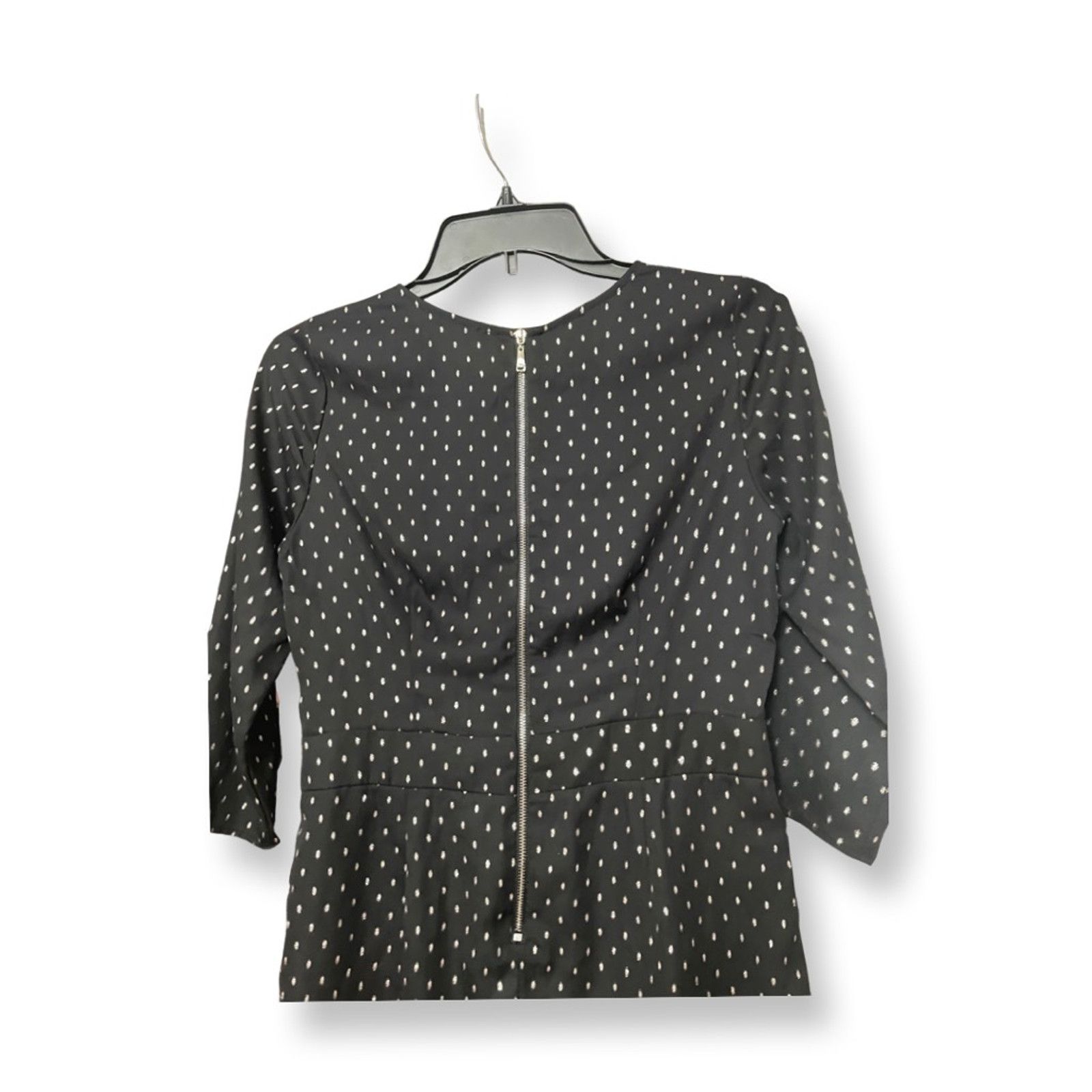 Zara Zara Romper Scoop Neck Functional Pockets Polka Dots Black S Size 27" / US 4 / IT 40 - 6 Thumbnail
