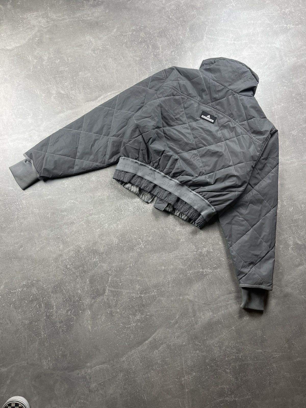 Adidas × Stella McCartney Adidas Stella McCartney Reflective Quilted Jacket Gray Size M / US 6-8 / IT 42-44 - 11 Thumbnail