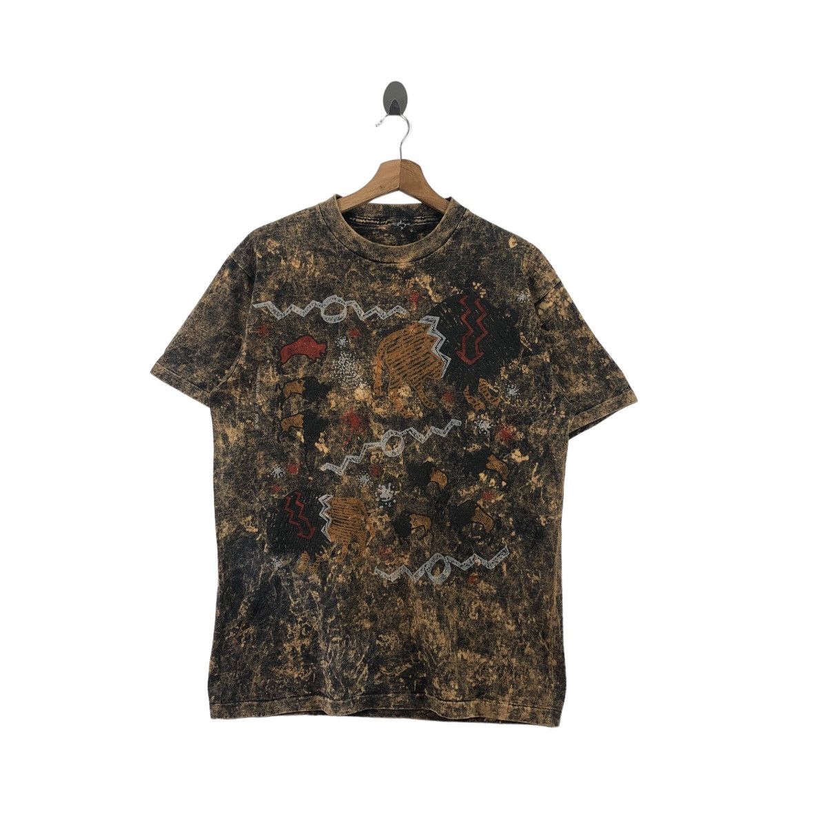 Vintage Pick!! Vtg 90's ACID WASH Top Tee Tshirt Size US M / EU 48-50 / 2 - 1 Thumbnail