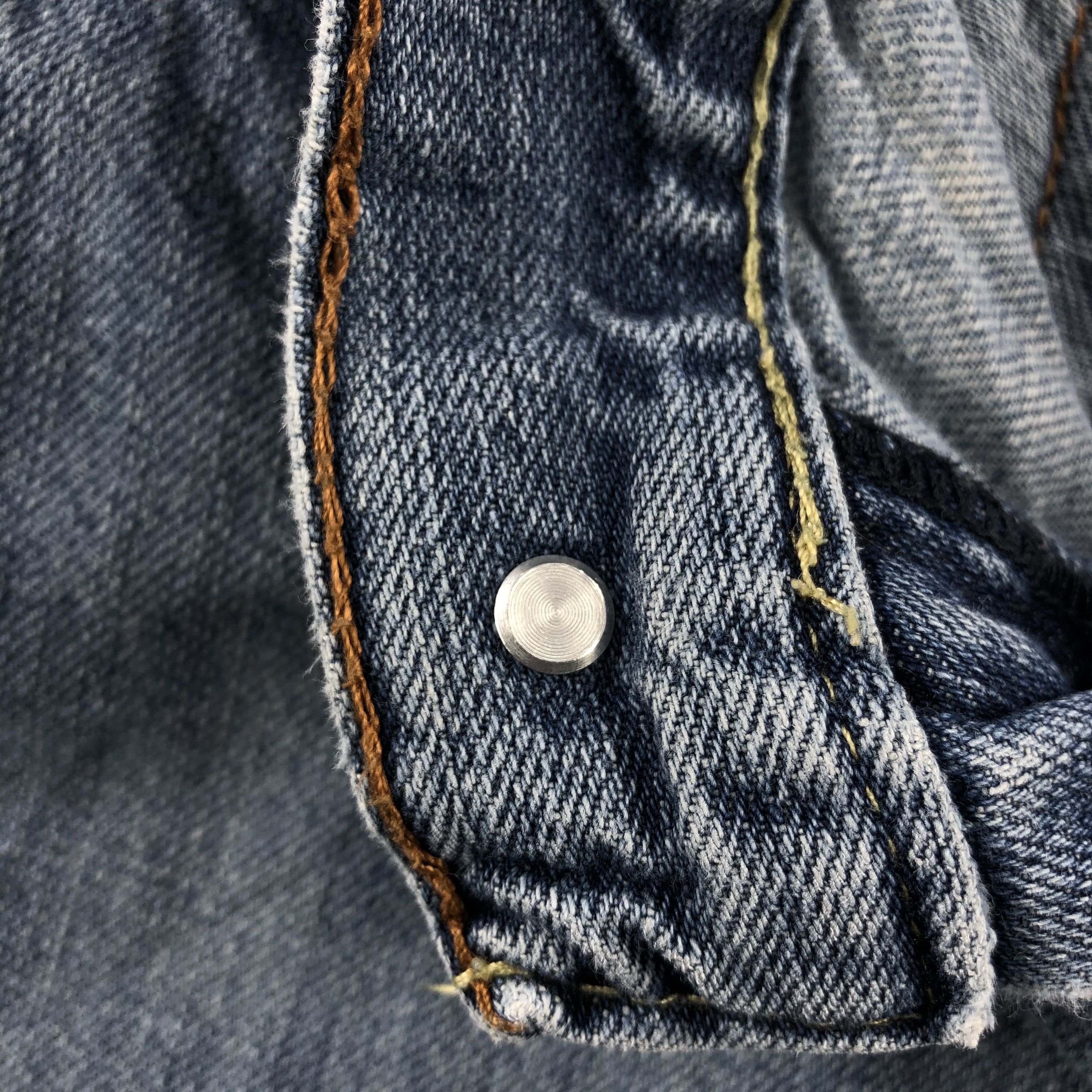 Levi's Vintage Levis 505 Jeans Faded Blue Denim-J994 Size US 31 - 8 Thumbnail